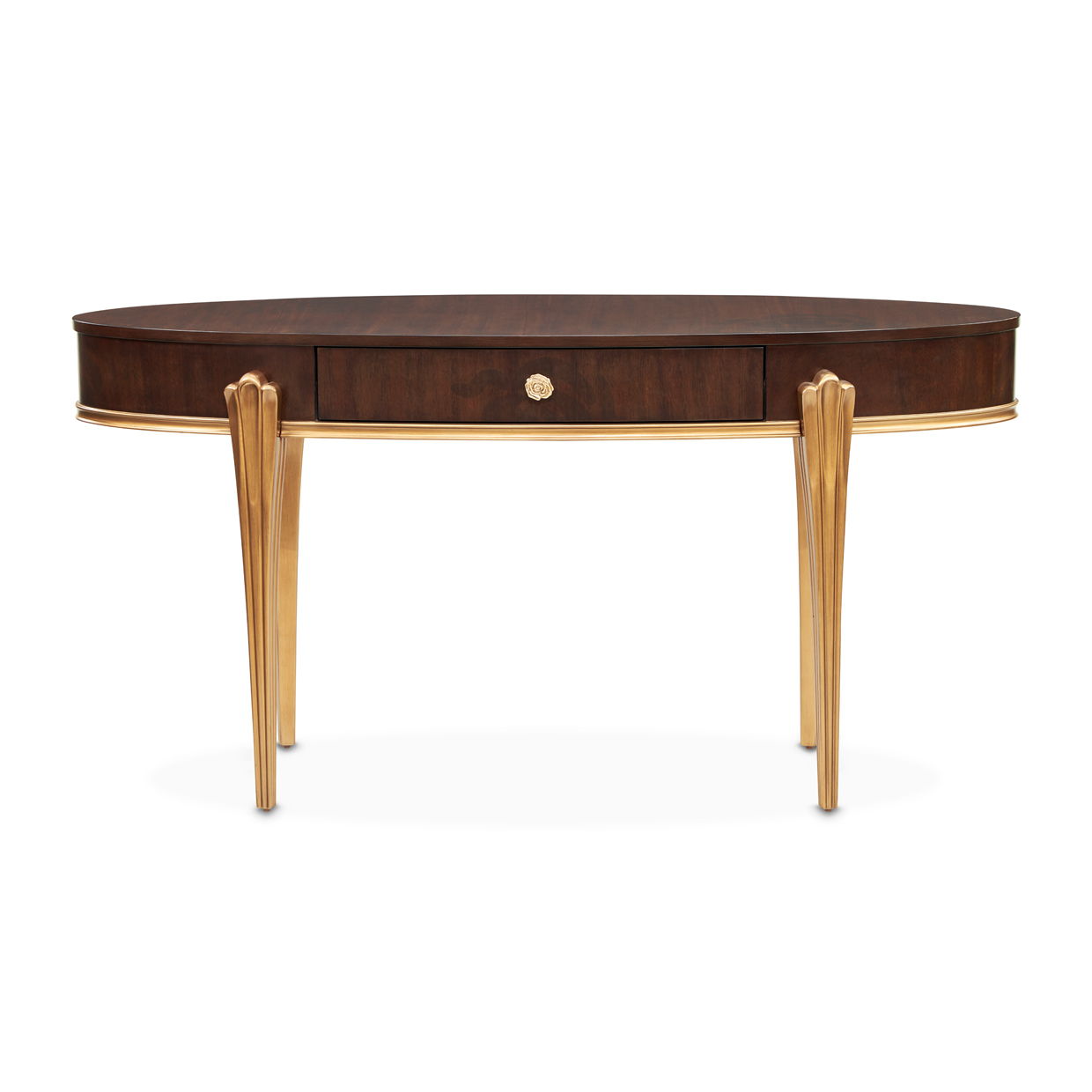 Camellia Field - Vanity Desk - Warm Pecan