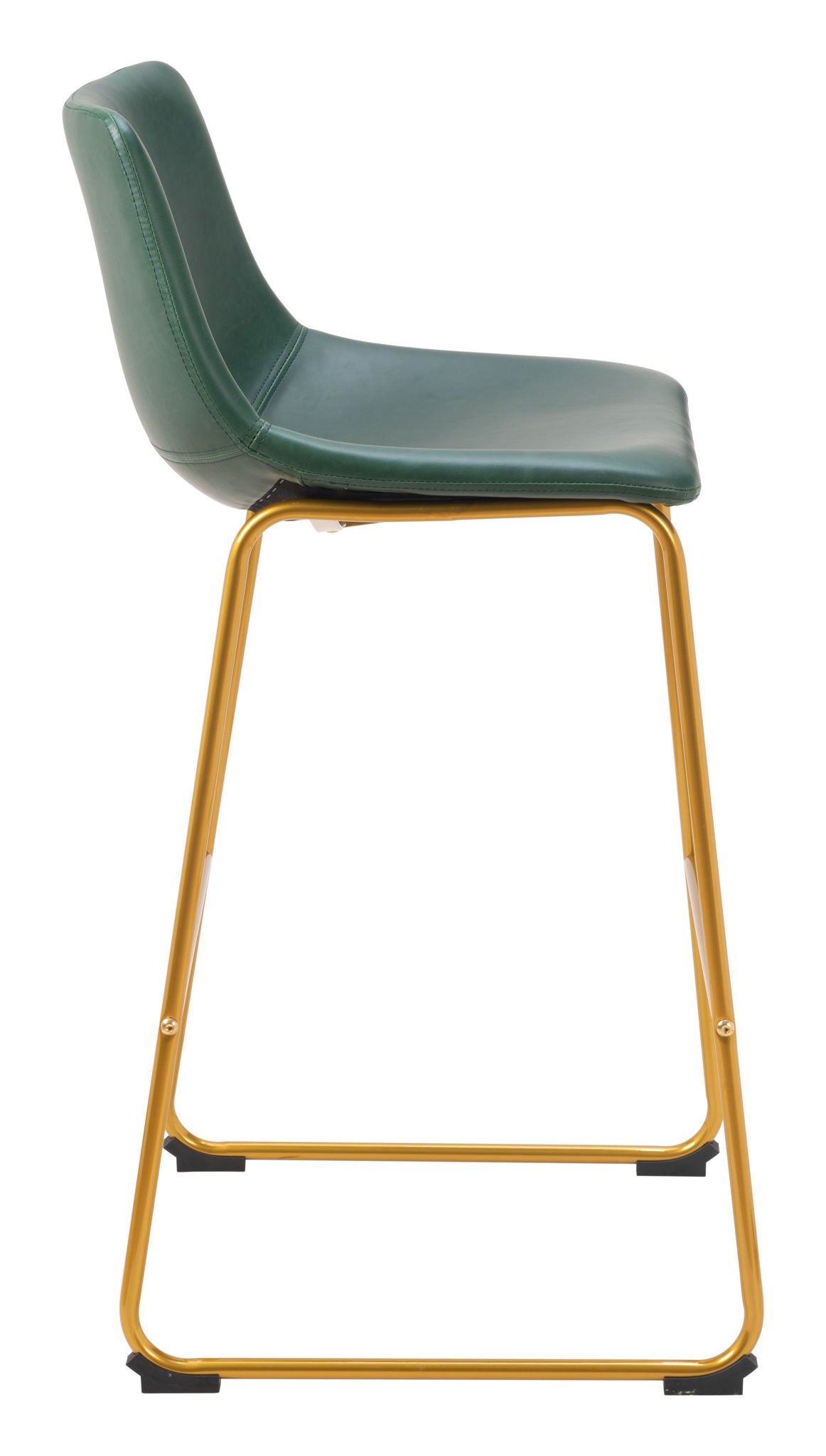 Augusta - Barstool (Set of 2) - Green / Gold