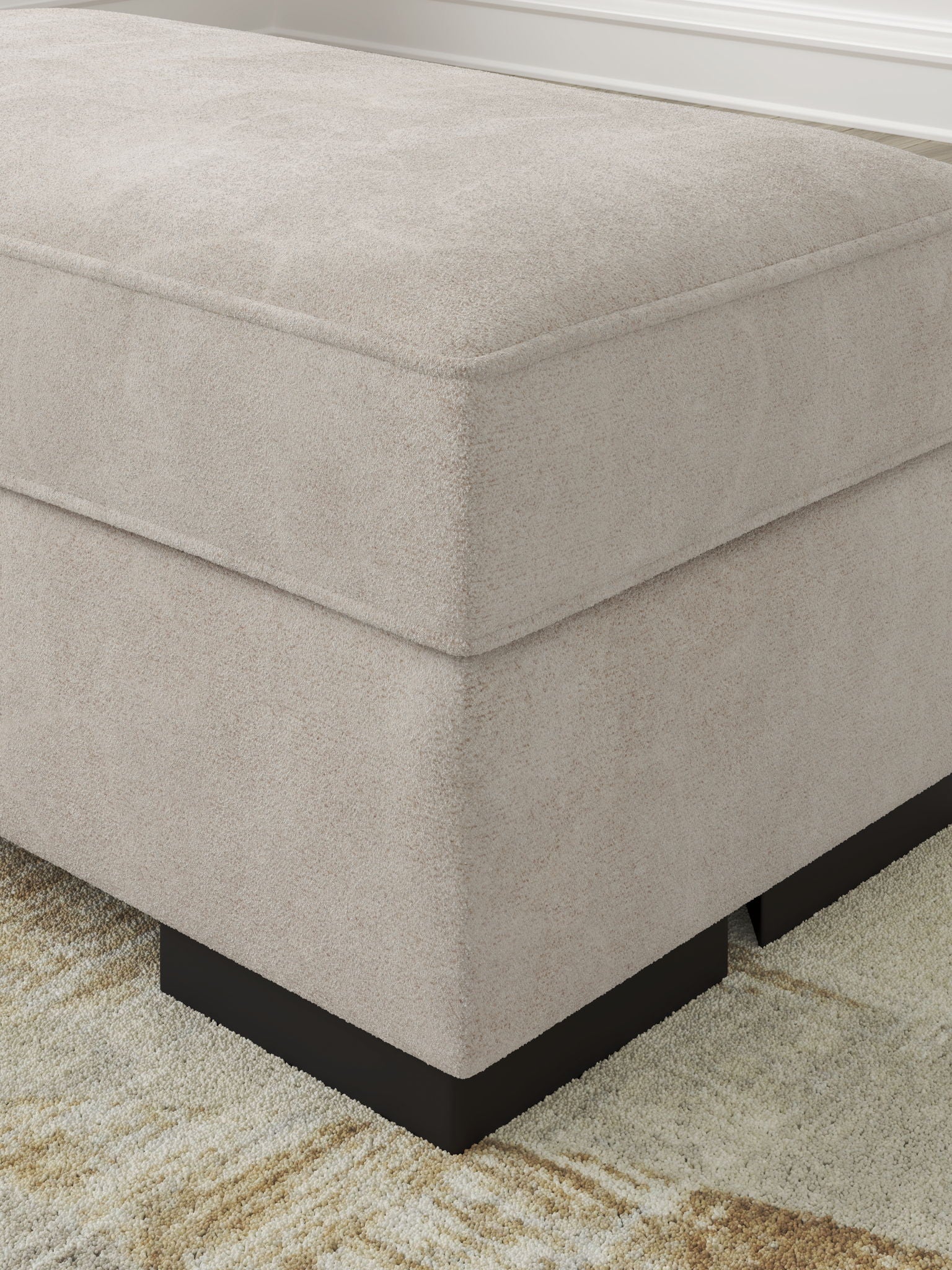 High Profile - Ottoman - Taupe - Best Buy Furniture