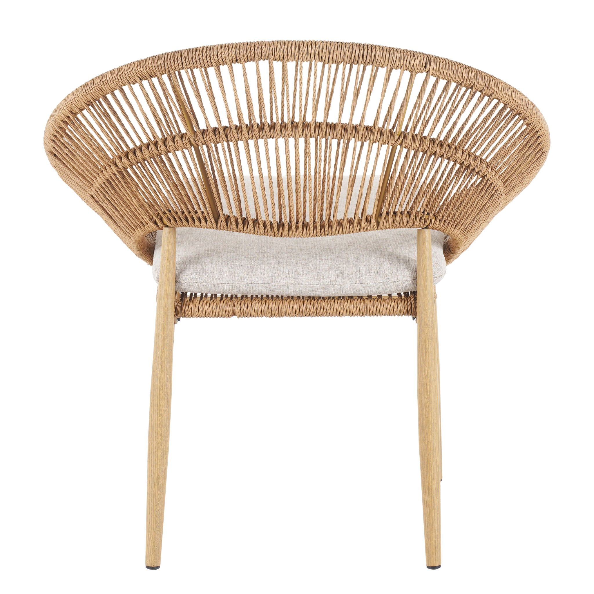 Cyril - Outdoor Papasan Style Dining Chair (Set of 2)