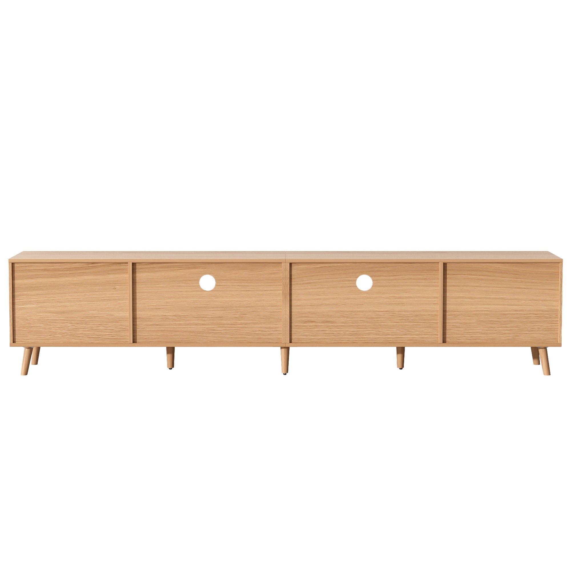 TV Stand, Media Console With Cable Management