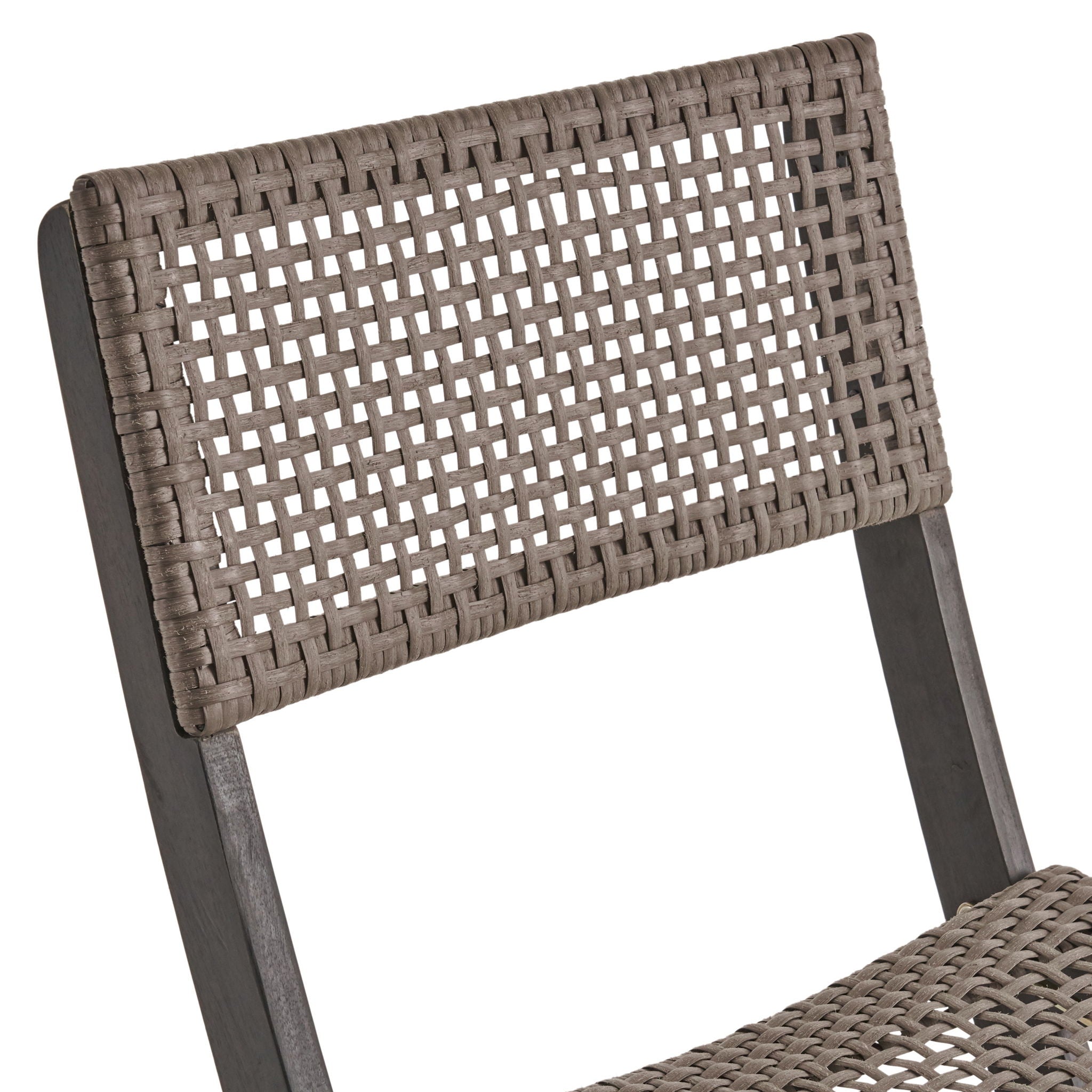 Bistro Foldable Chair With Wicker Backrest - Best Buy Furniture