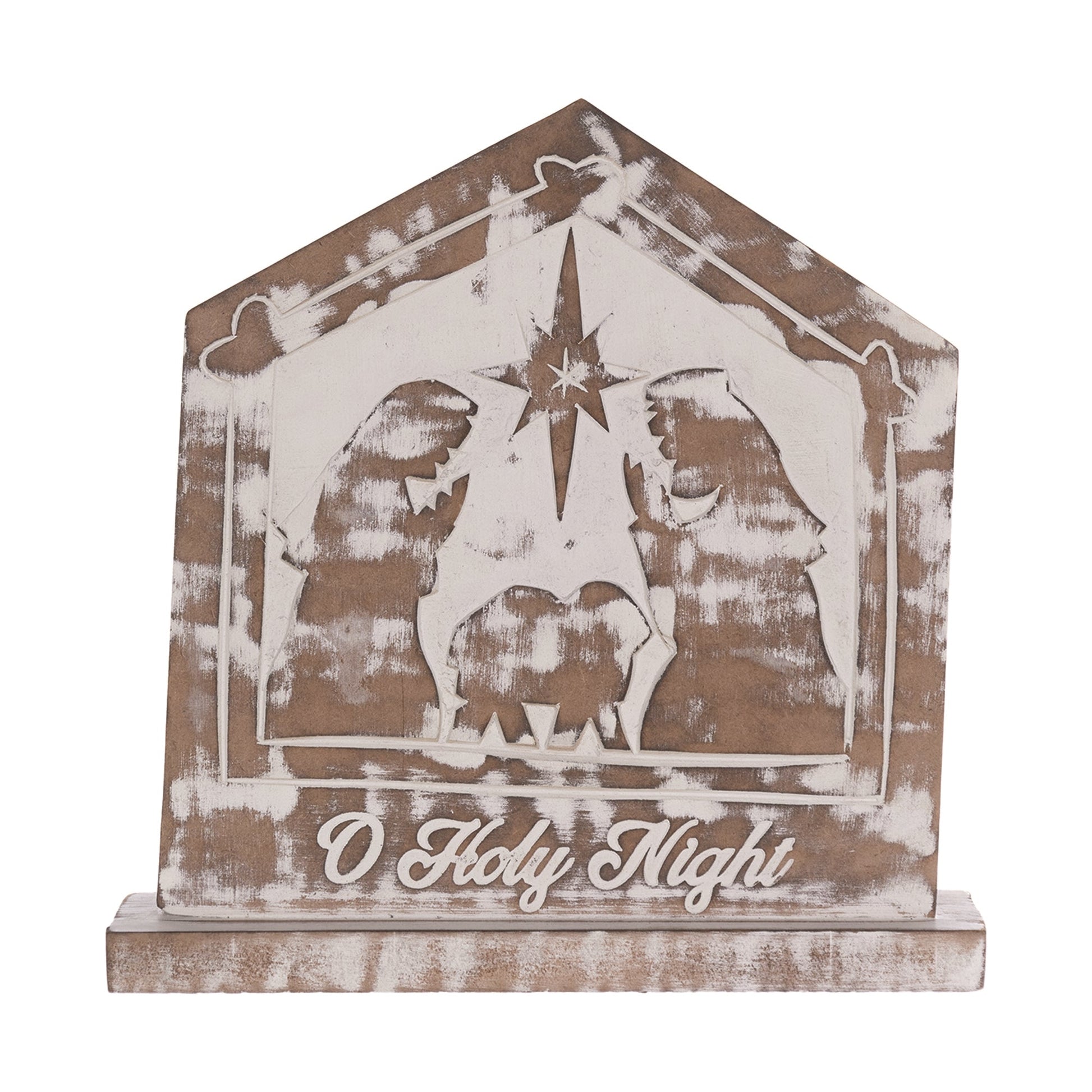 White-Washed-Nativity-Sign-(Set-of-2)-Christmas-Decor