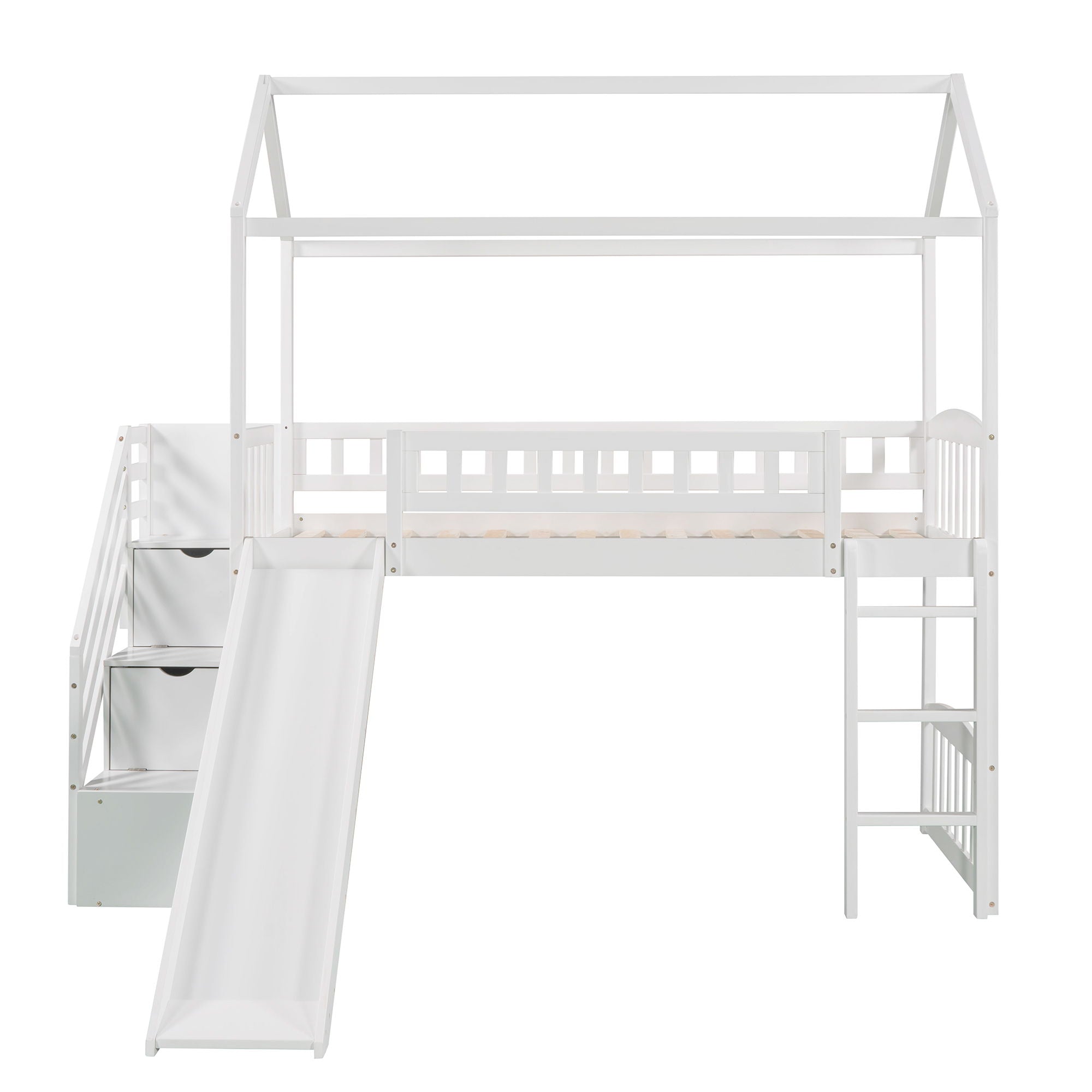 House Bed With 2 Drawers And Slide
