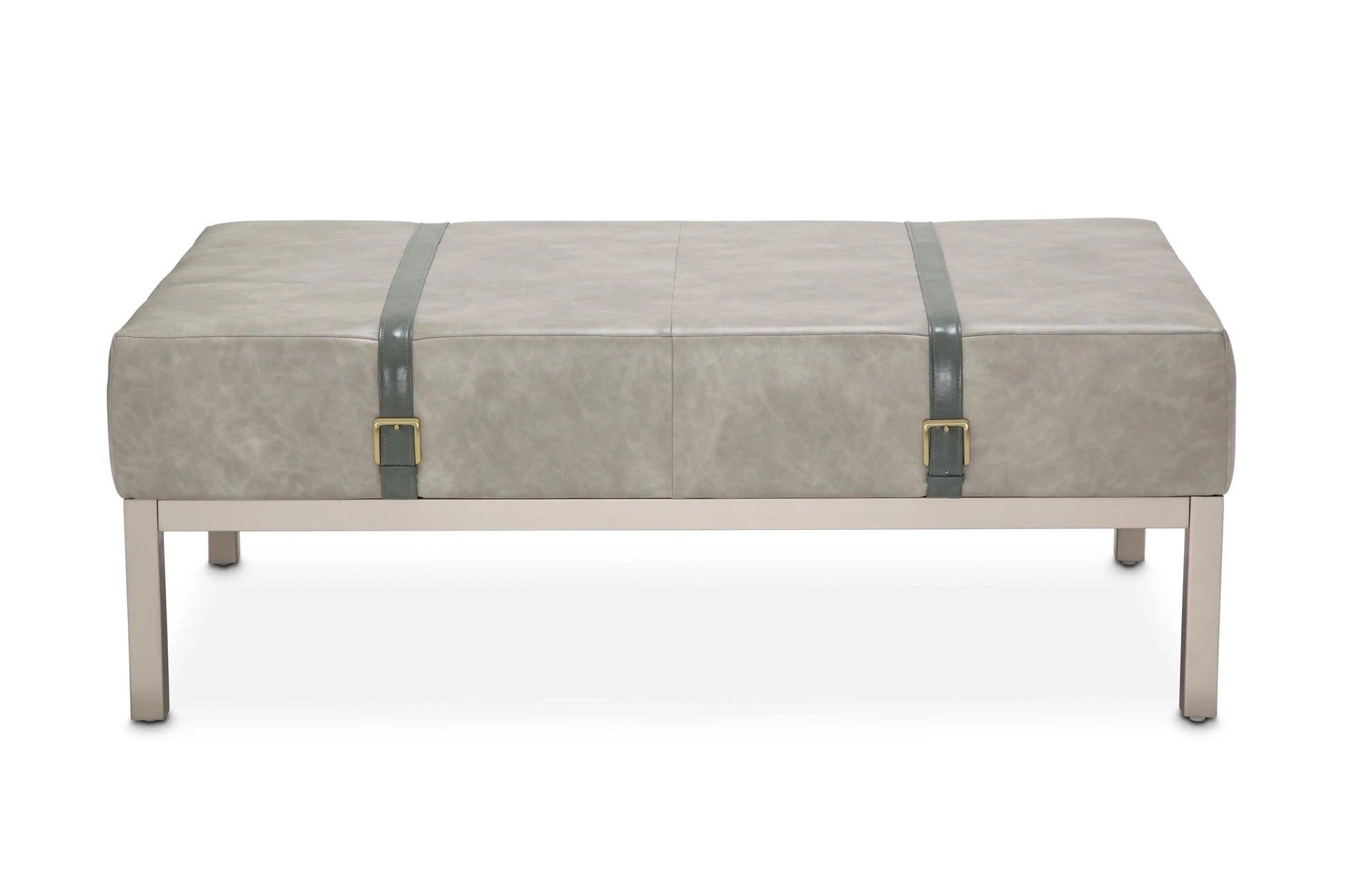 Menlo Station - Rectangular Cocktail Ottoman - Eucalyptus - Best Buy Furniture