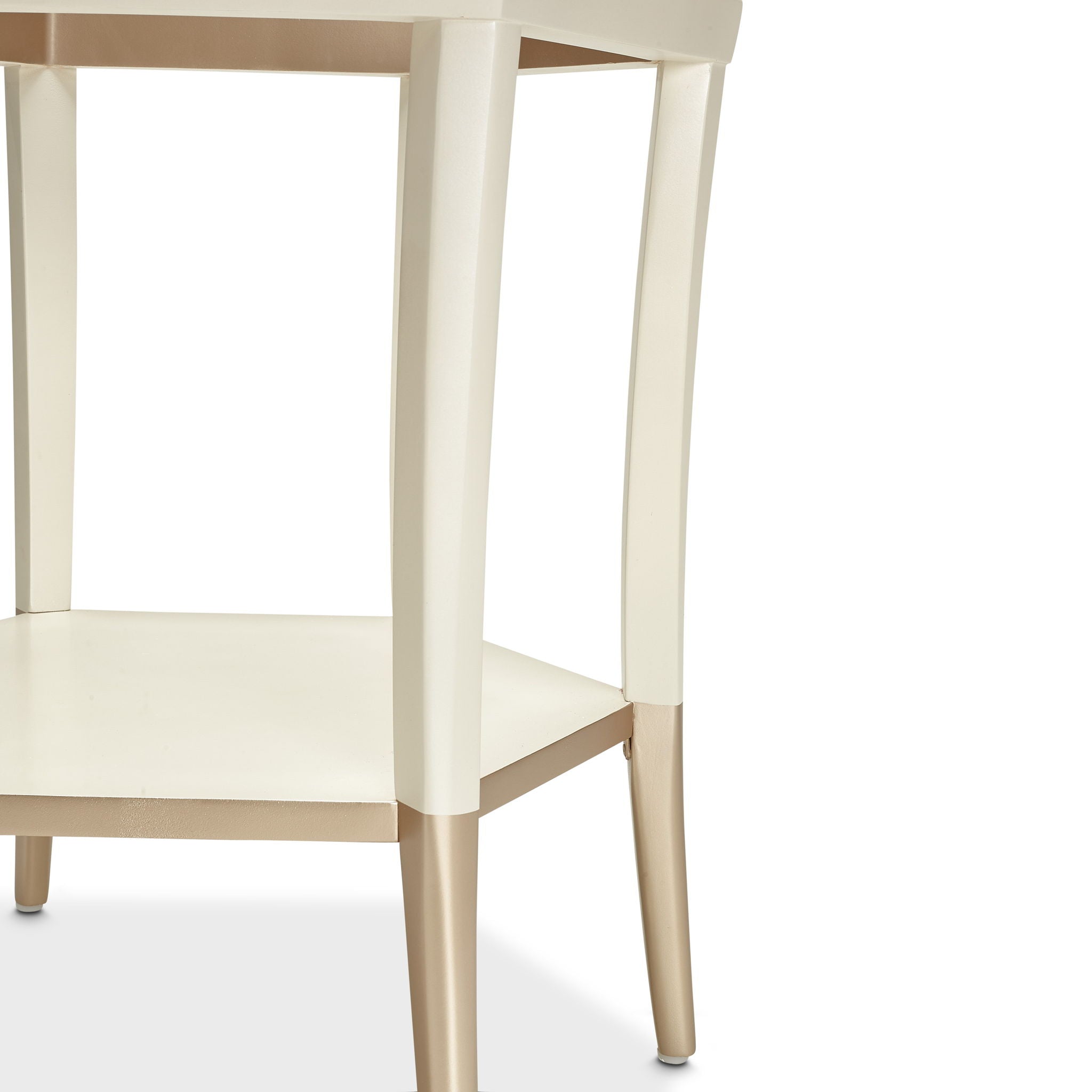 La Rachelle - Hexagon Accent Table - Champagne