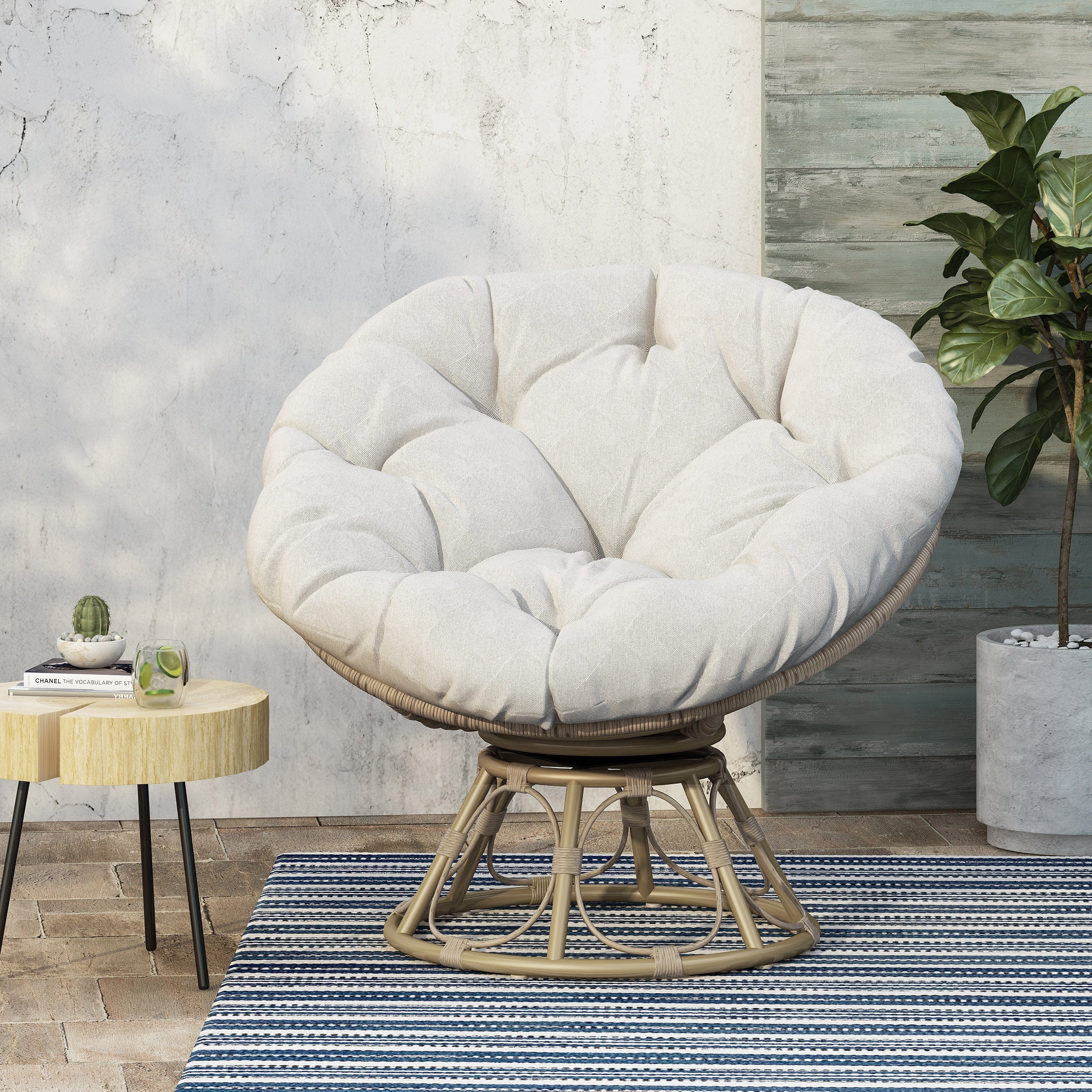 Mia Outdoor Papasan Chair