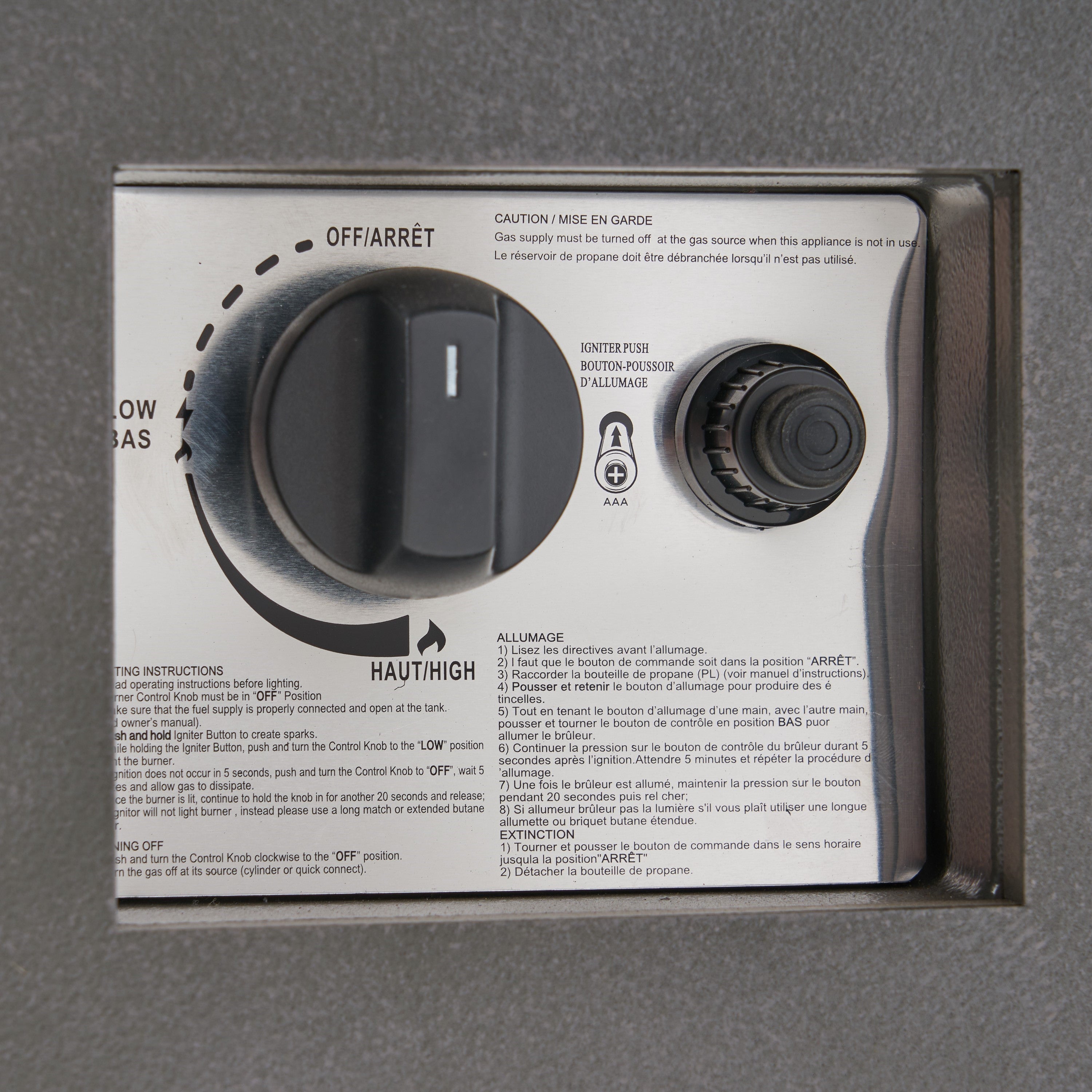 Modern Square Iron Fire Pit 50,000 BTU Stone Gray 39-Inch