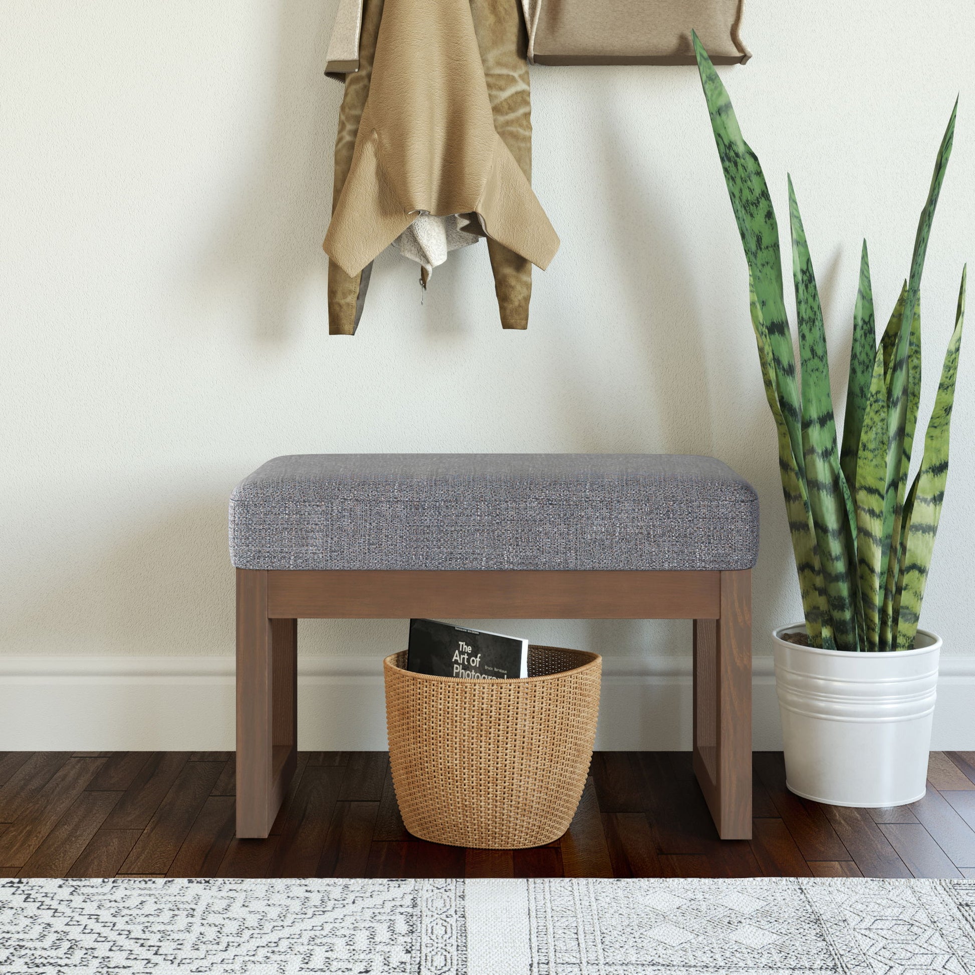 Milltown - Upholstered Ottoman Bench - Best Buy Furniture