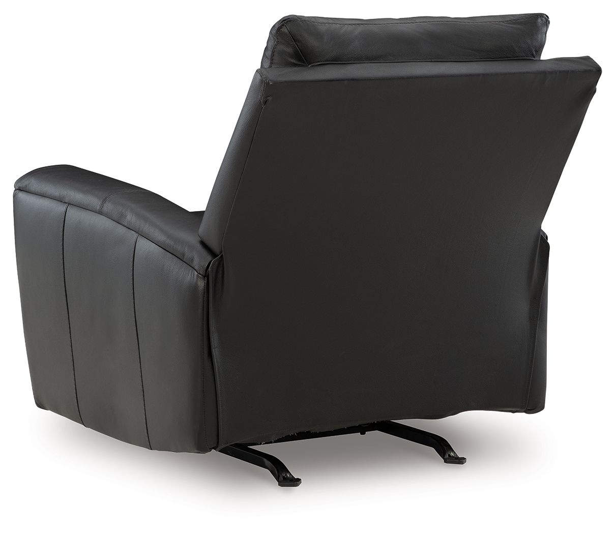 Glossmore - Rocker Recliner - Black - Best Buy Furniture