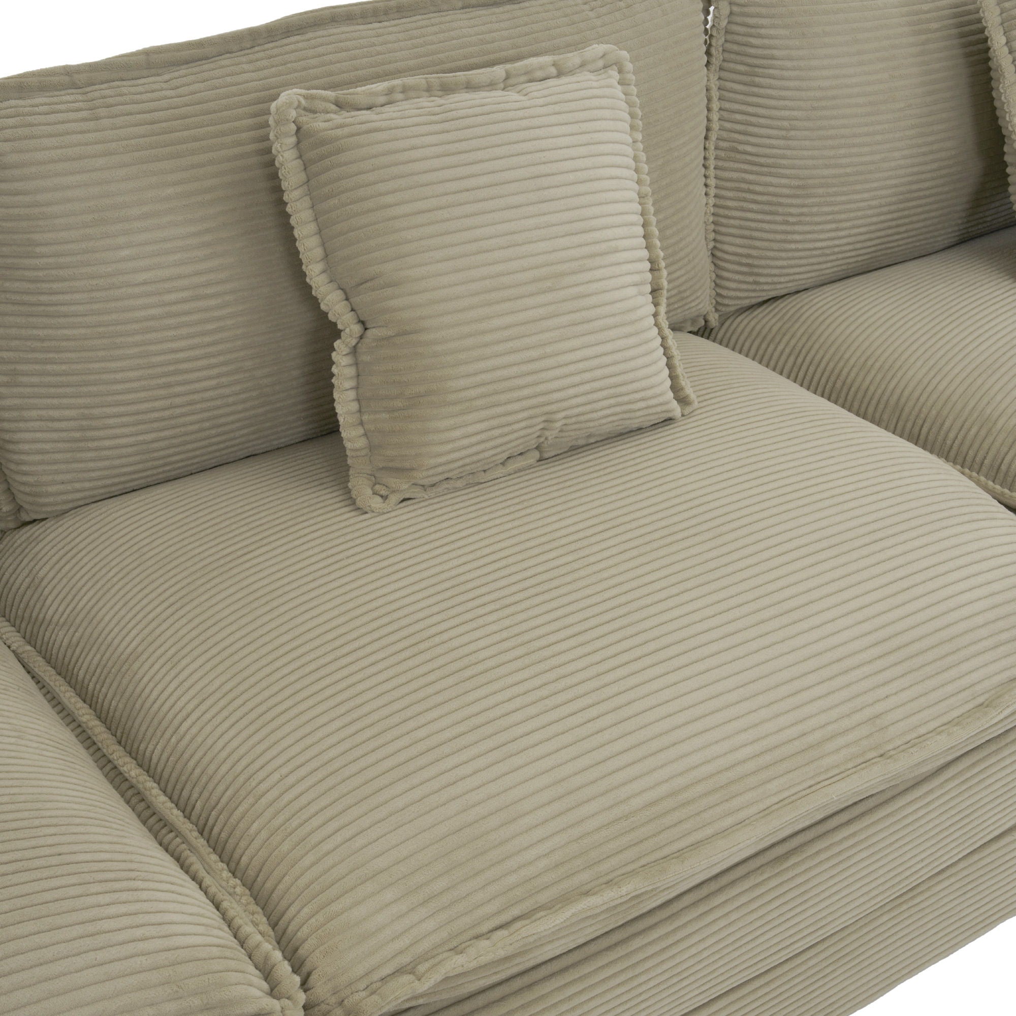 Modern Modular Sectional Sofa With Side Storage Pockets For Living Room