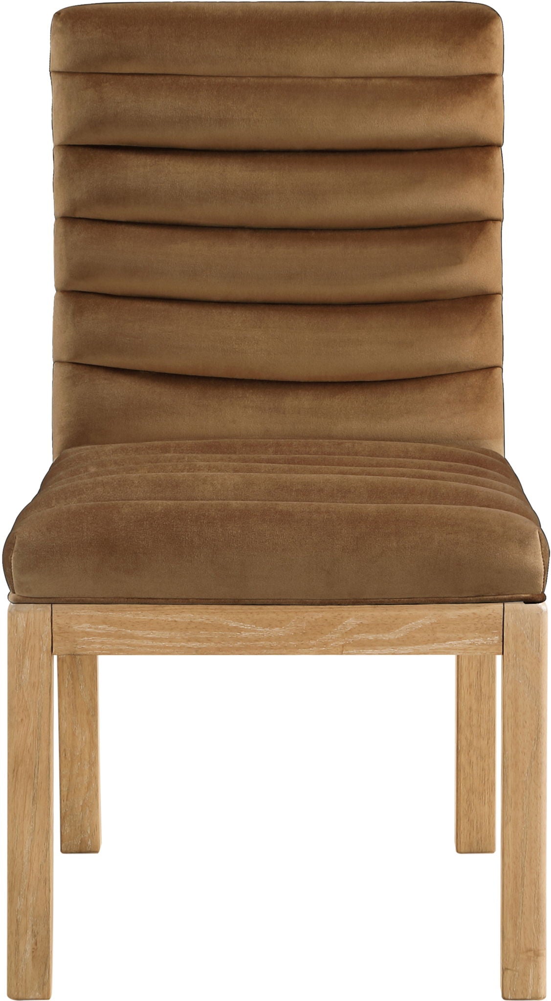 Evelyn - Dining Chair With Natural Legs - Saddle