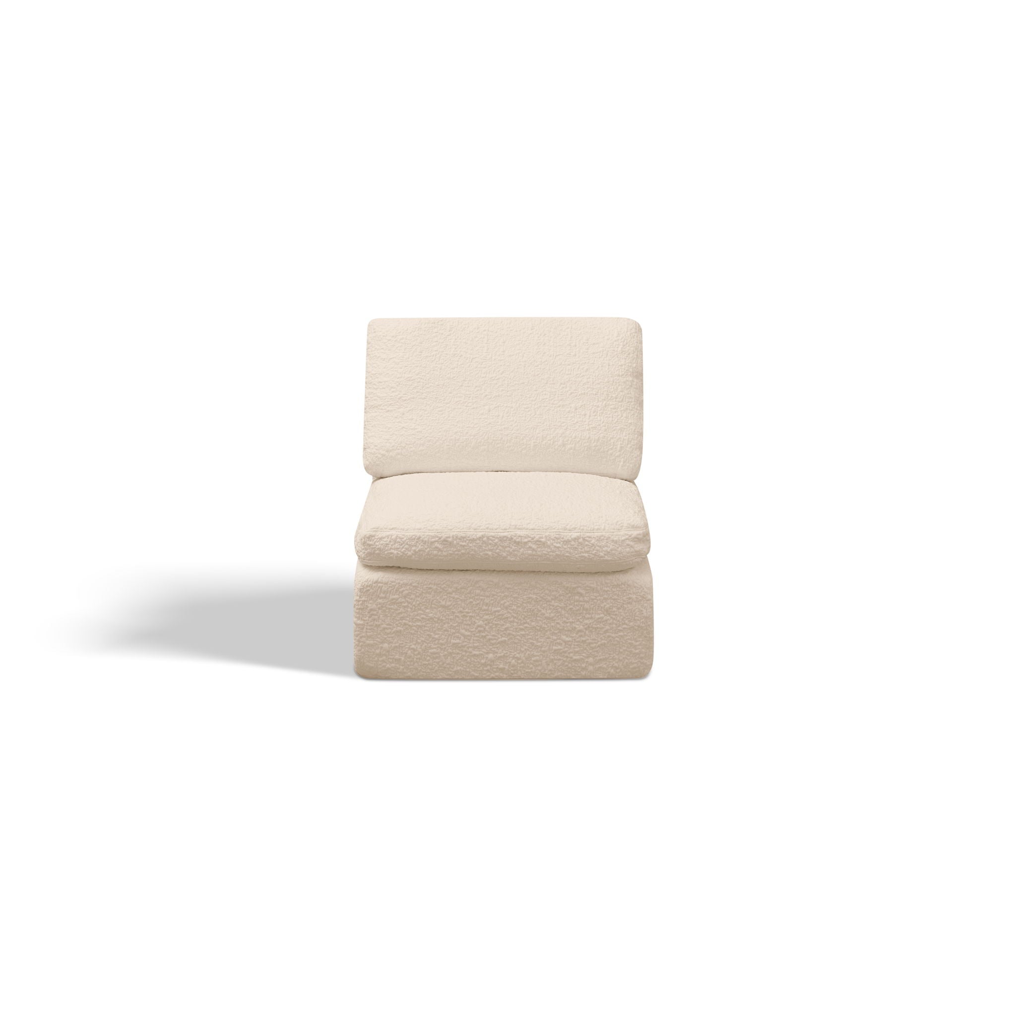 Cloud Sectional Couch, Convertible With Ottoman, 3 Seater Modular Design