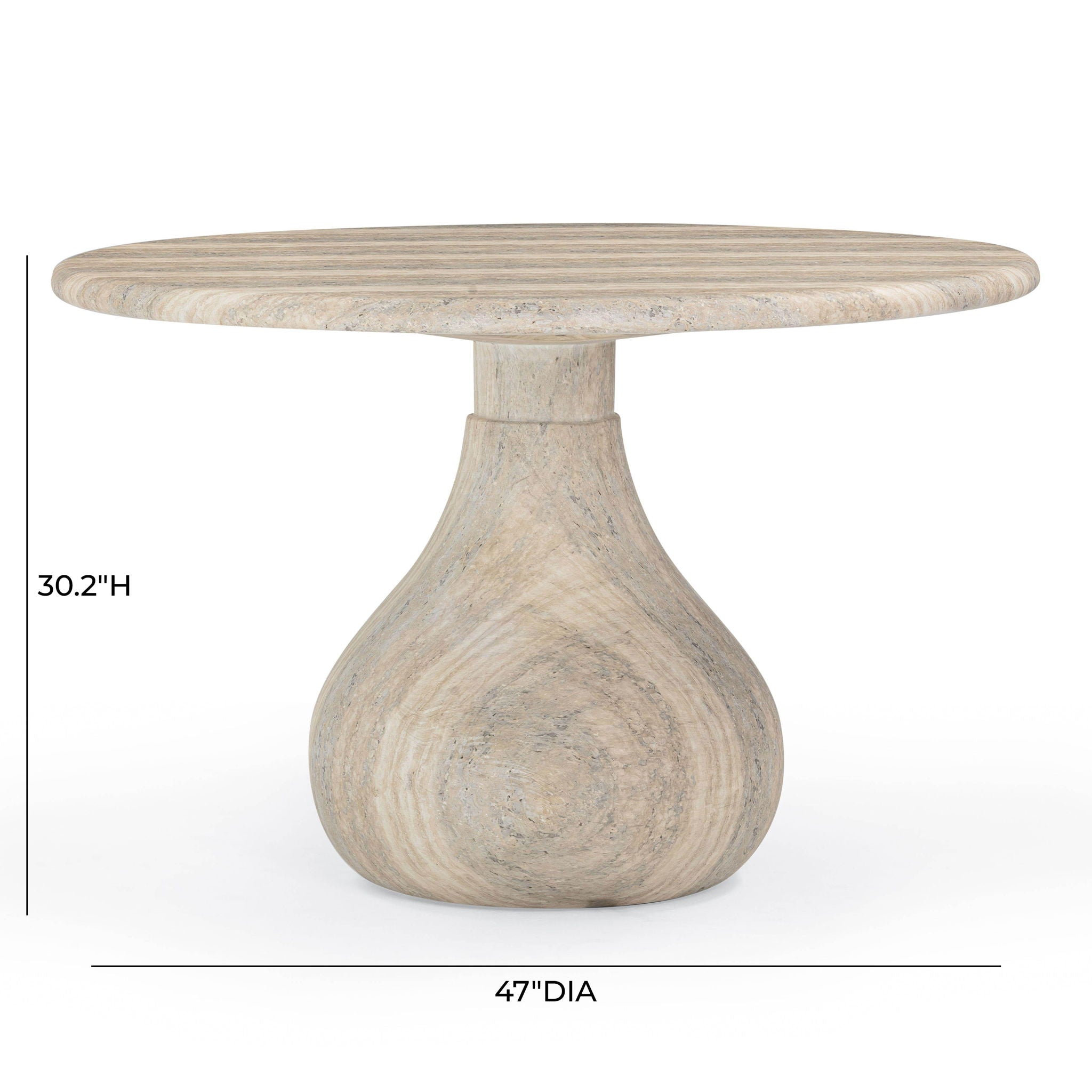 Smooch - 47" Indoor / Outdoor Round Dining Table