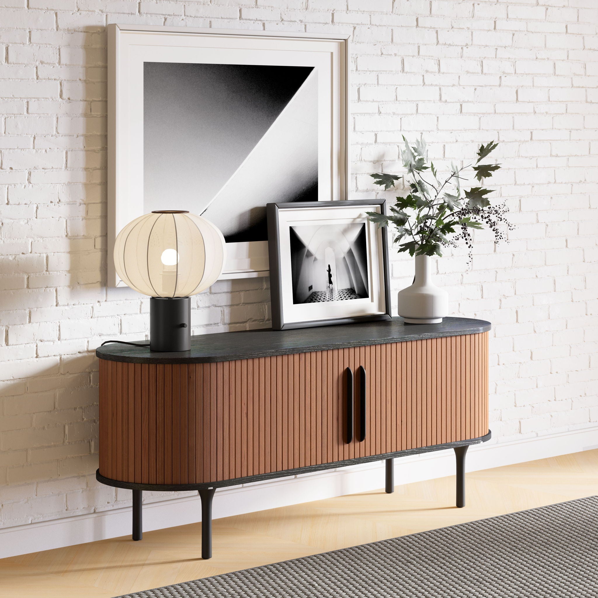 Koriana - Entertainment Stand - Black