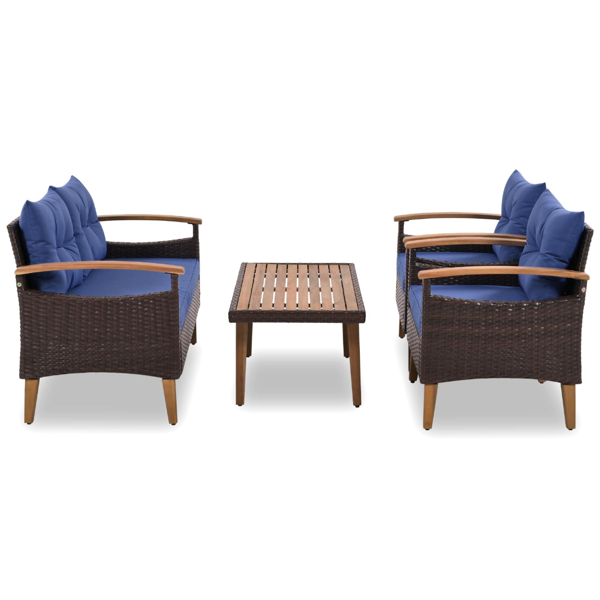 4 Piece Garden Furniture, Patio Seating Set