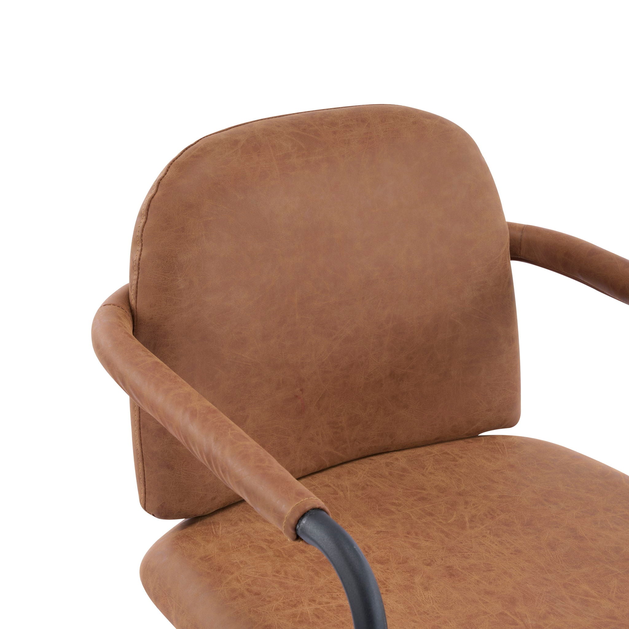 Modern Dining Chair Set With Durable Iron Frame And Comfortable Fabric Upholstery