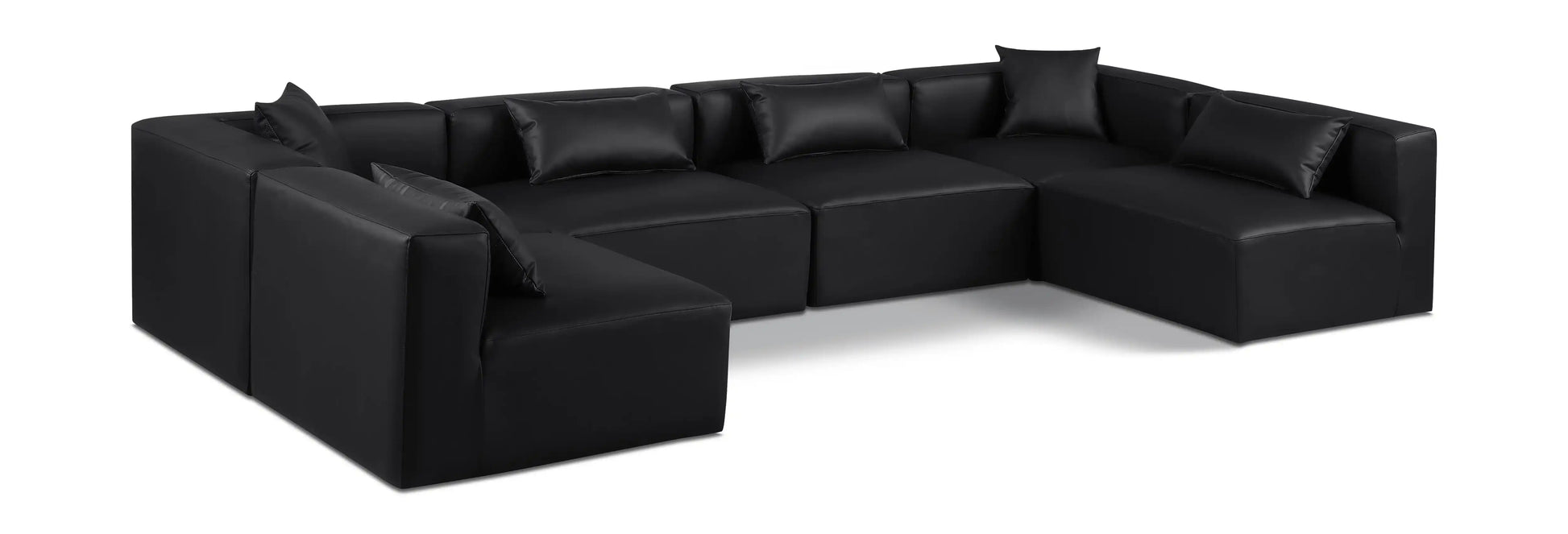 Cube - 6 Piece Modular Armless Sectional - Best Buy Furniture