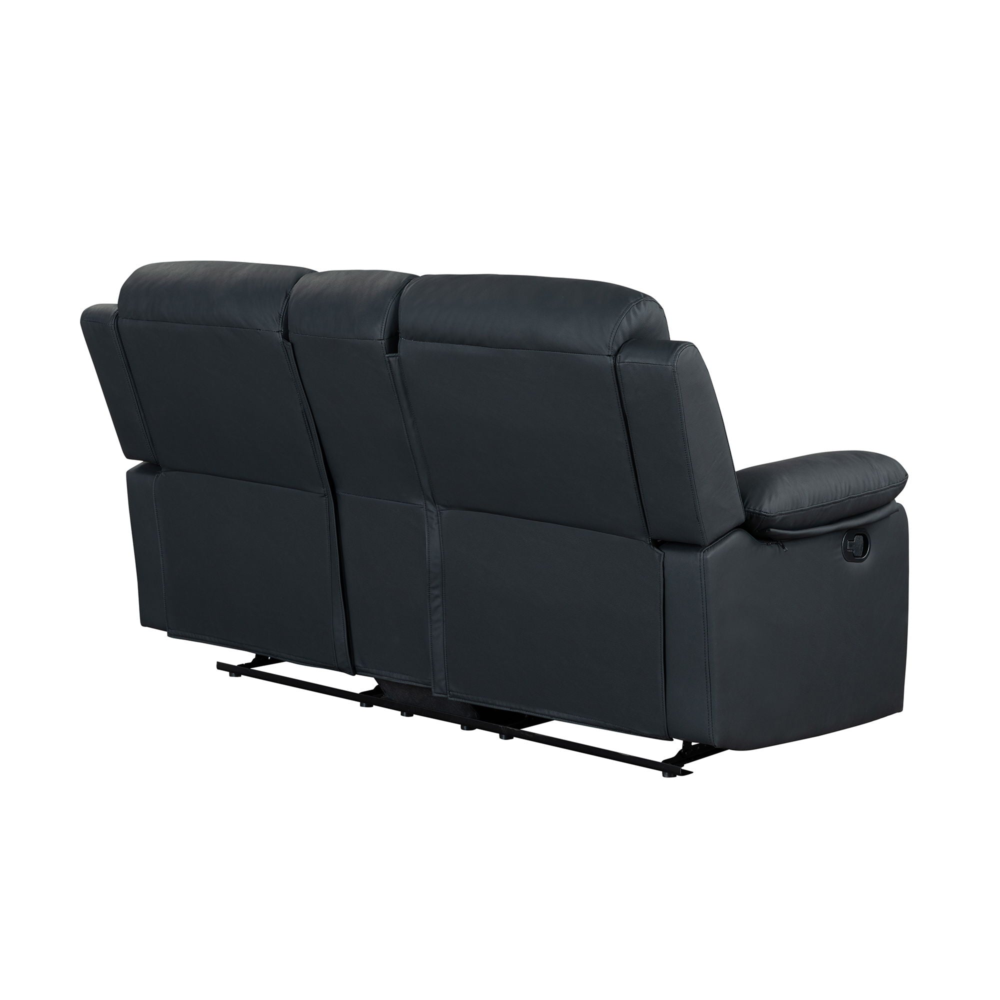 Blanche - Console Reclining Loveseat With LED Lights And Speakers