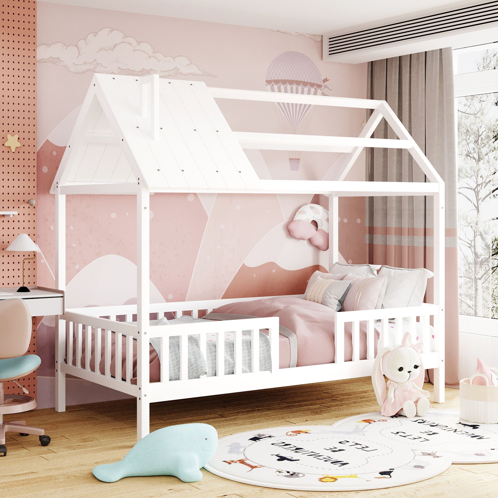 House Bed With Fence