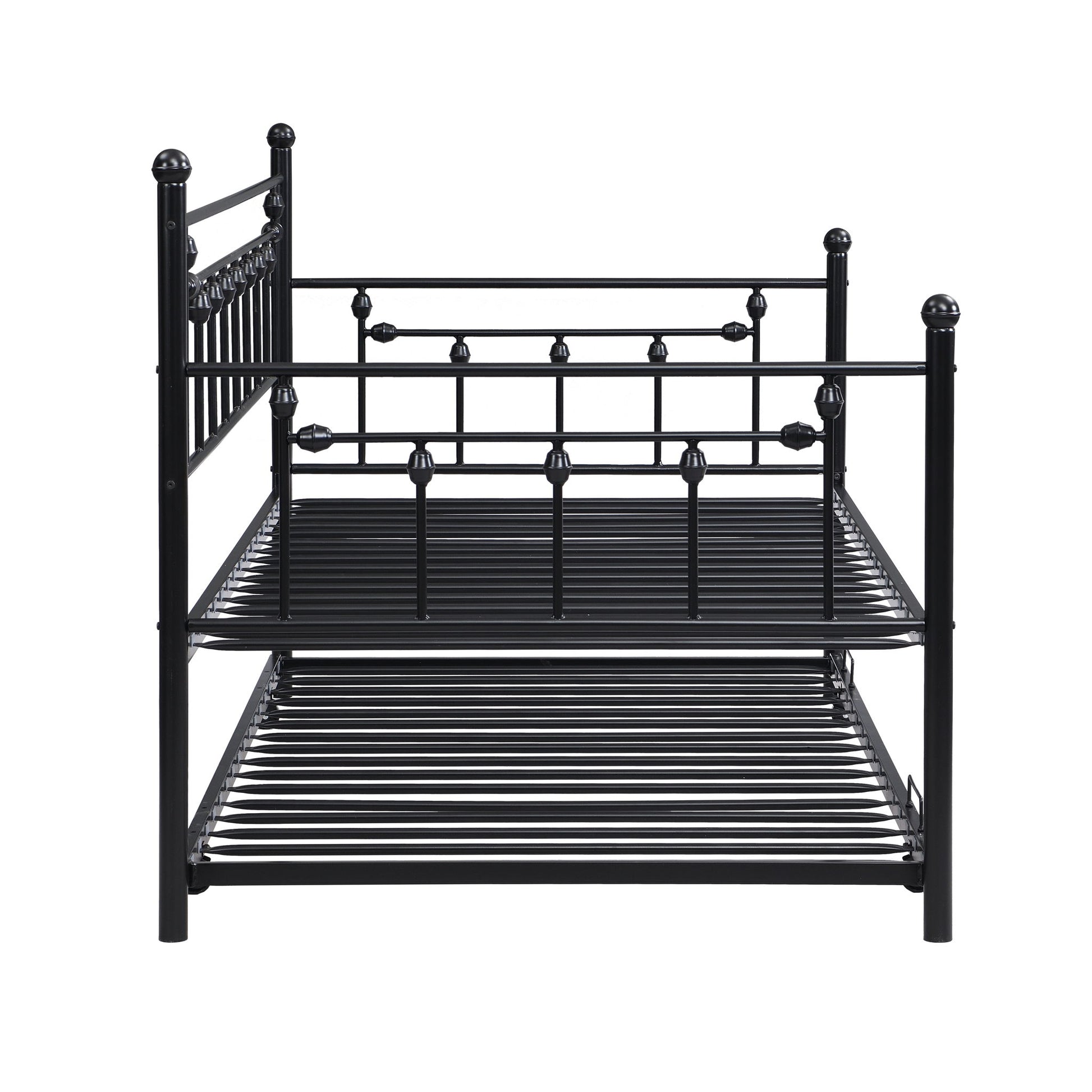 Twin Daybed With Trundle - Black - Best Buy Furniture
