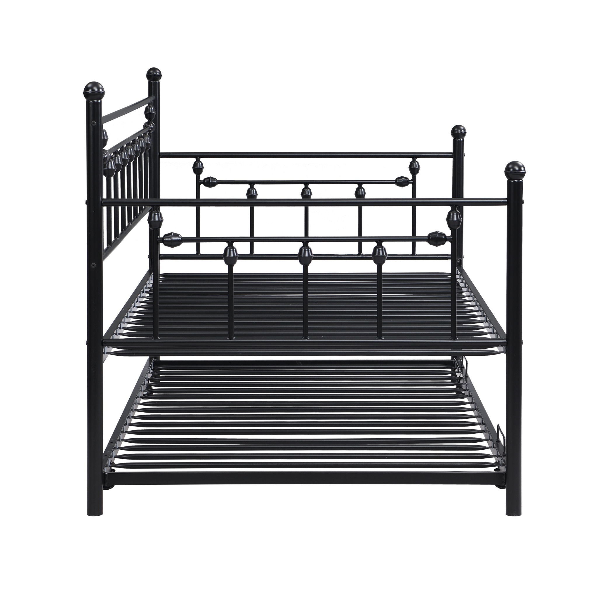 Twin Daybed With Trundle - Black - Best Buy Furniture
