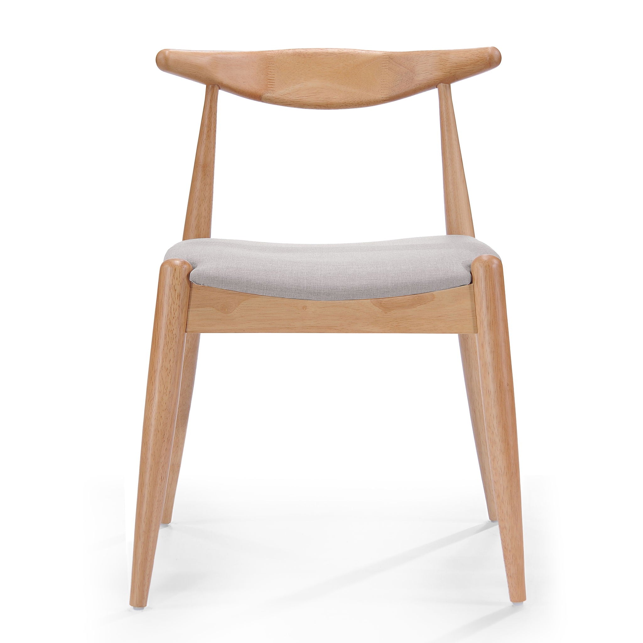 Candescent - Dining Chair With Curved Back And Wood Frame (Set of 2)