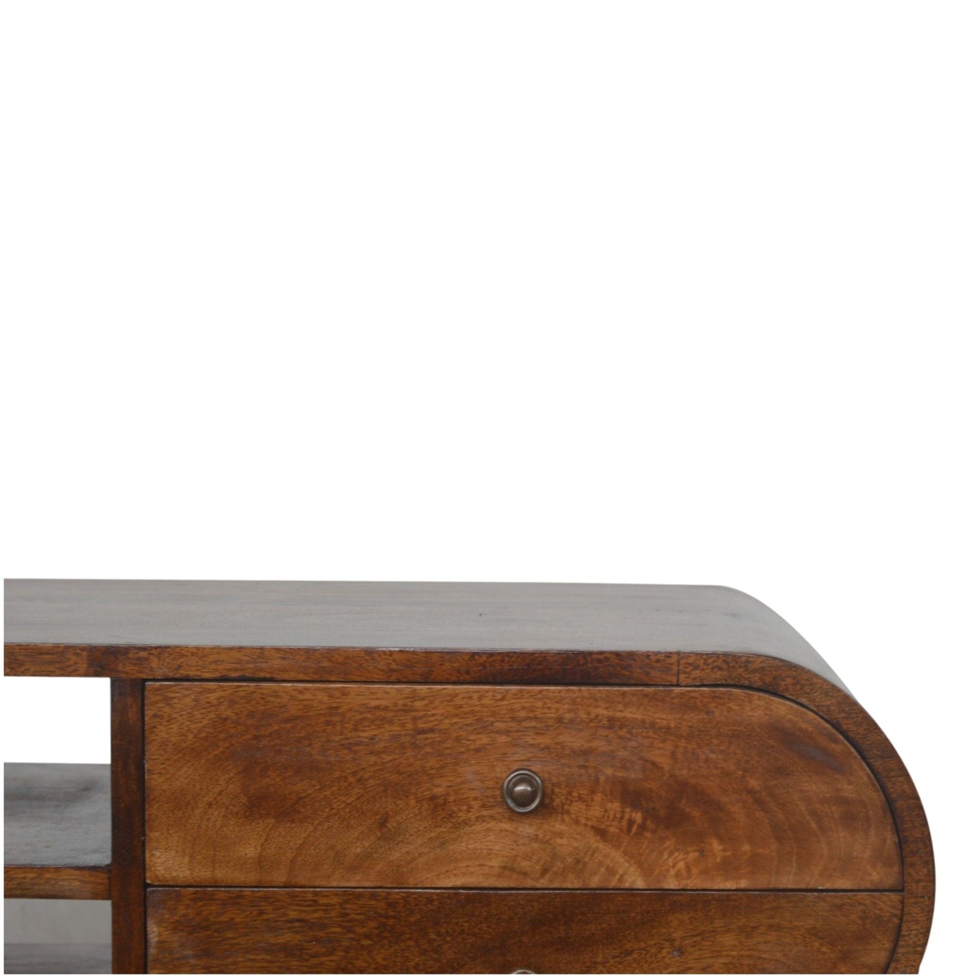 Circular Media Unit - Chestnut