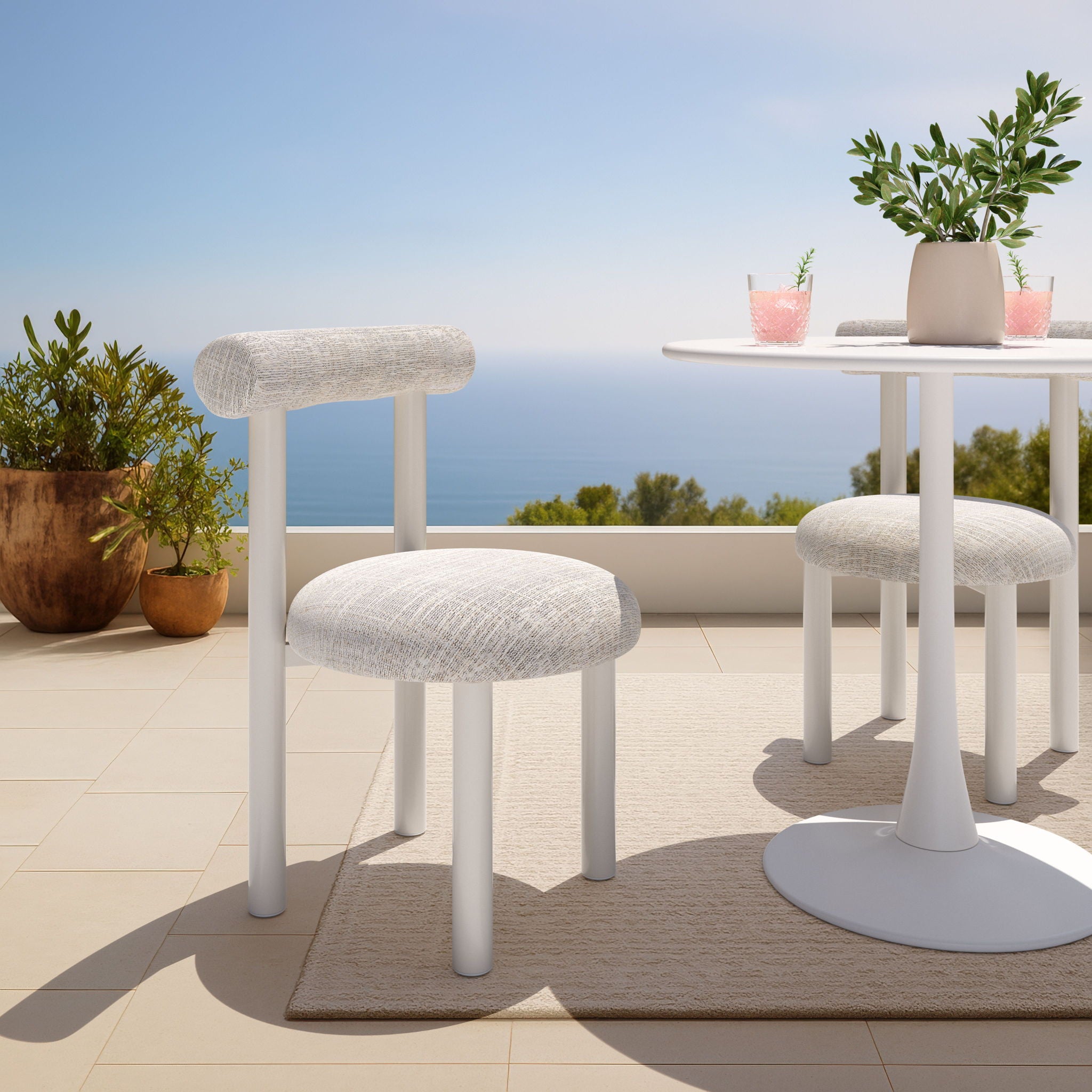 Ceres - Outdoor Dining Chair - Beige