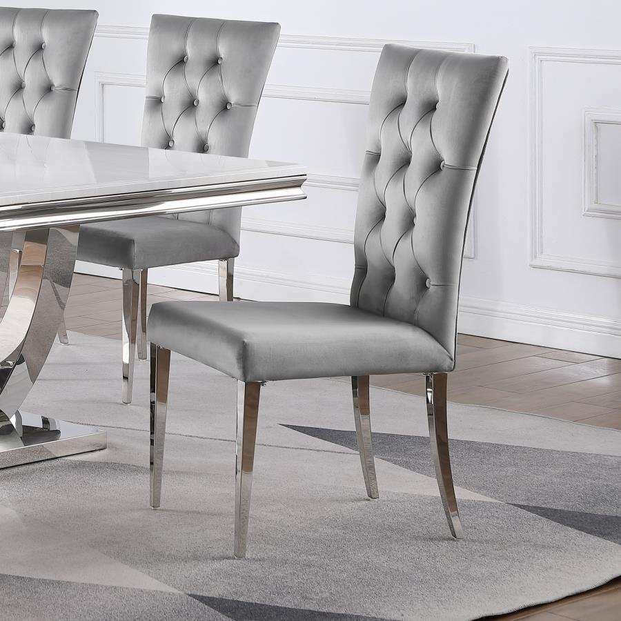 Kerwin - Velvet Upholstered Dining Side Chair (Set of 2)