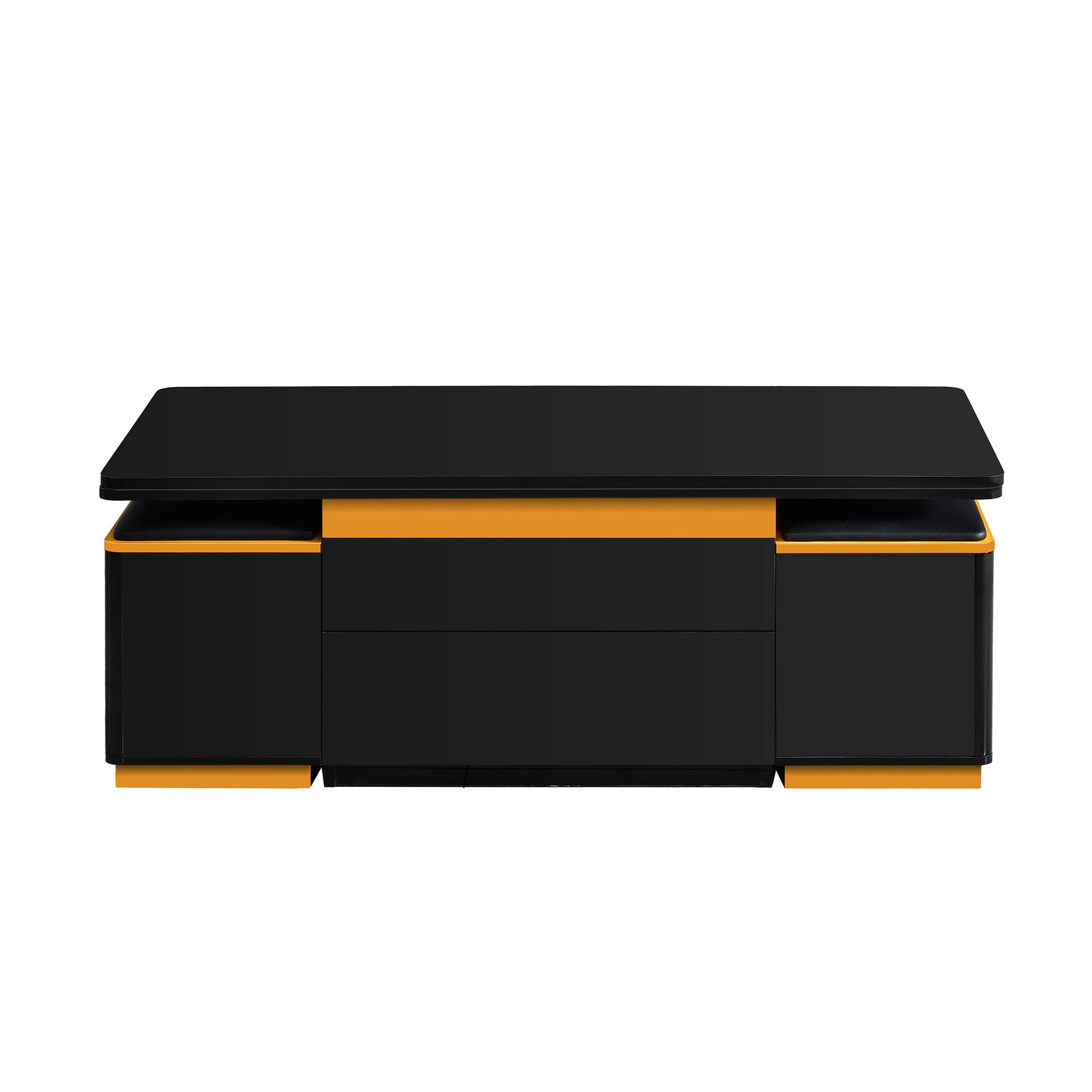 Multi Functional Adjustable Coffee Table With 4 Storage Stools