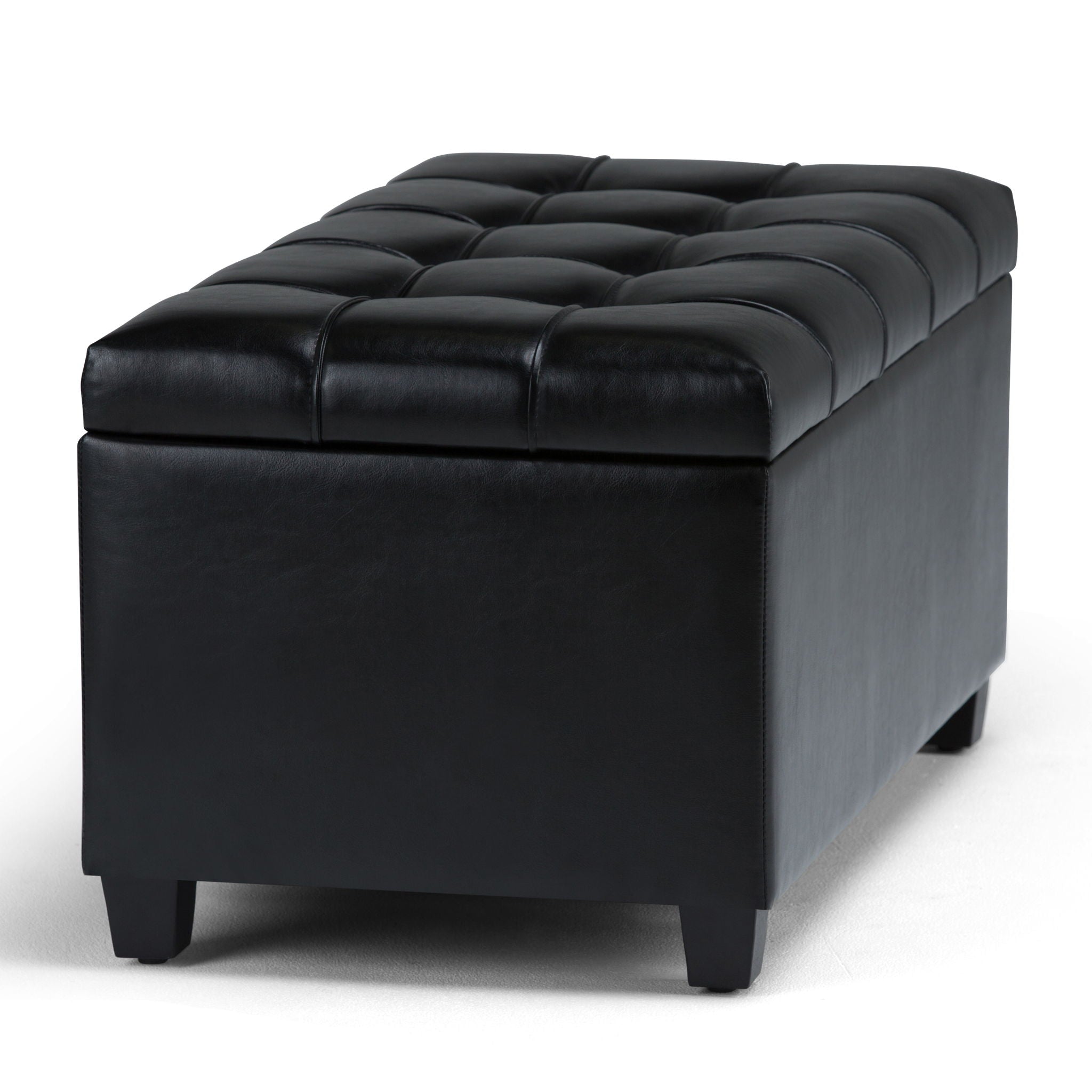 Sienna - Upholstered Storage Ottoman Bench - Best Buy Furniture