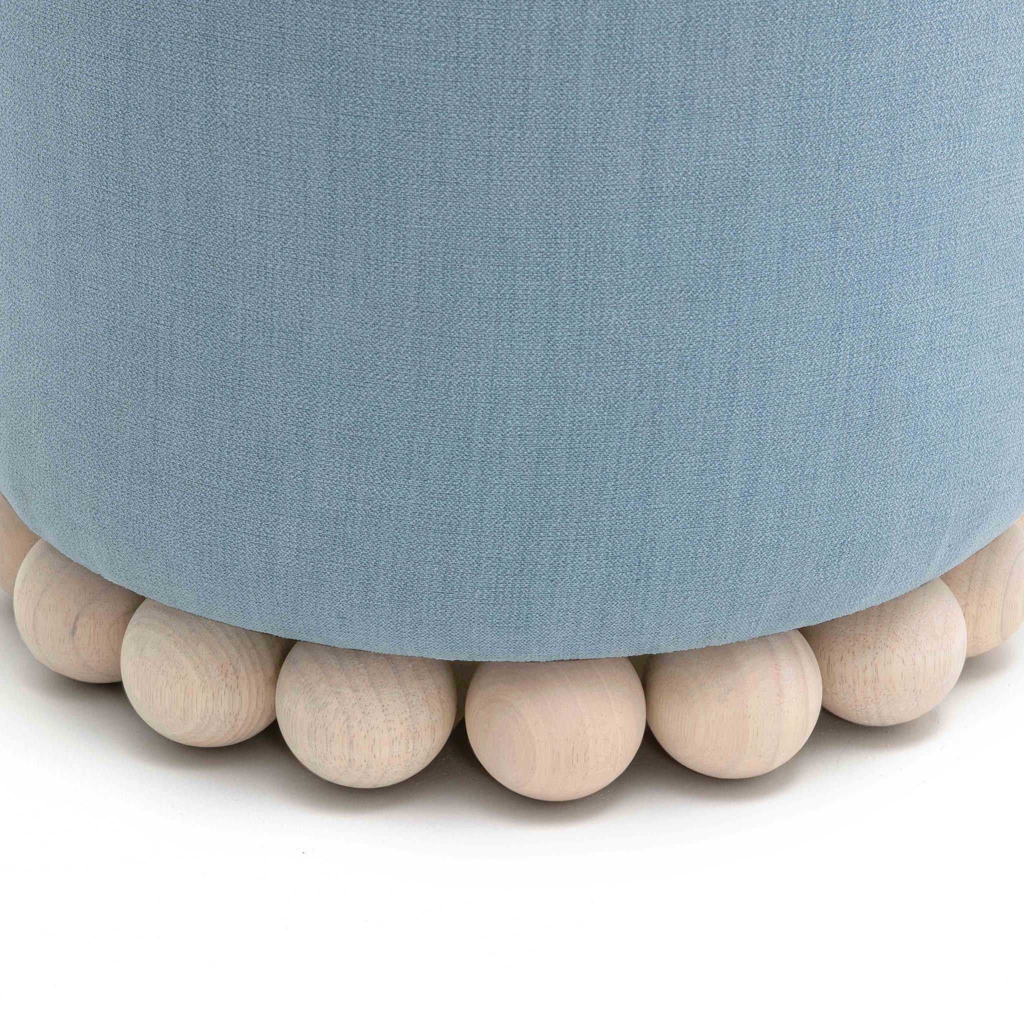 Dex - Upcycled Fabric Ottoman