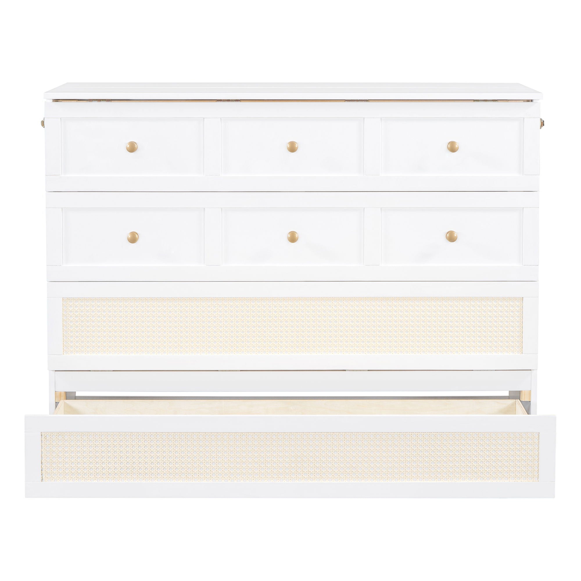 Murphy Bed With Large Drawers, Space Saving Design