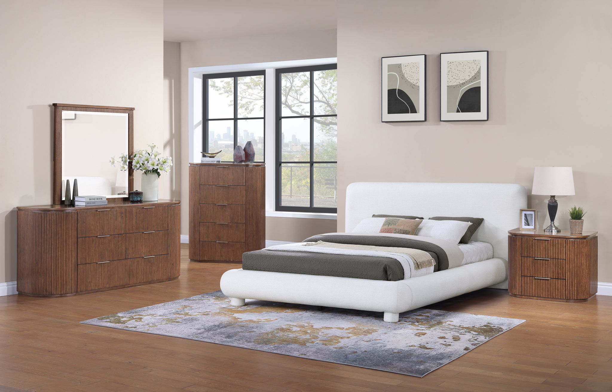 Astrid - Solid Wood And Oak Veneer Dresser