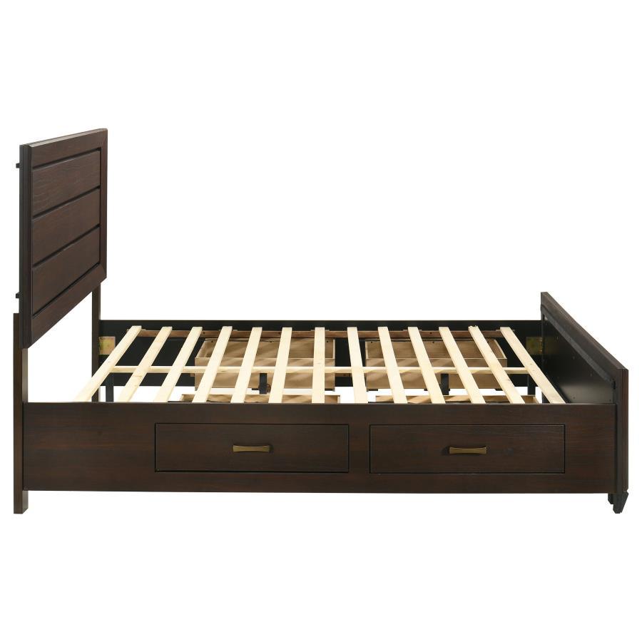 Kauffman - Wood Storage Panel Bed