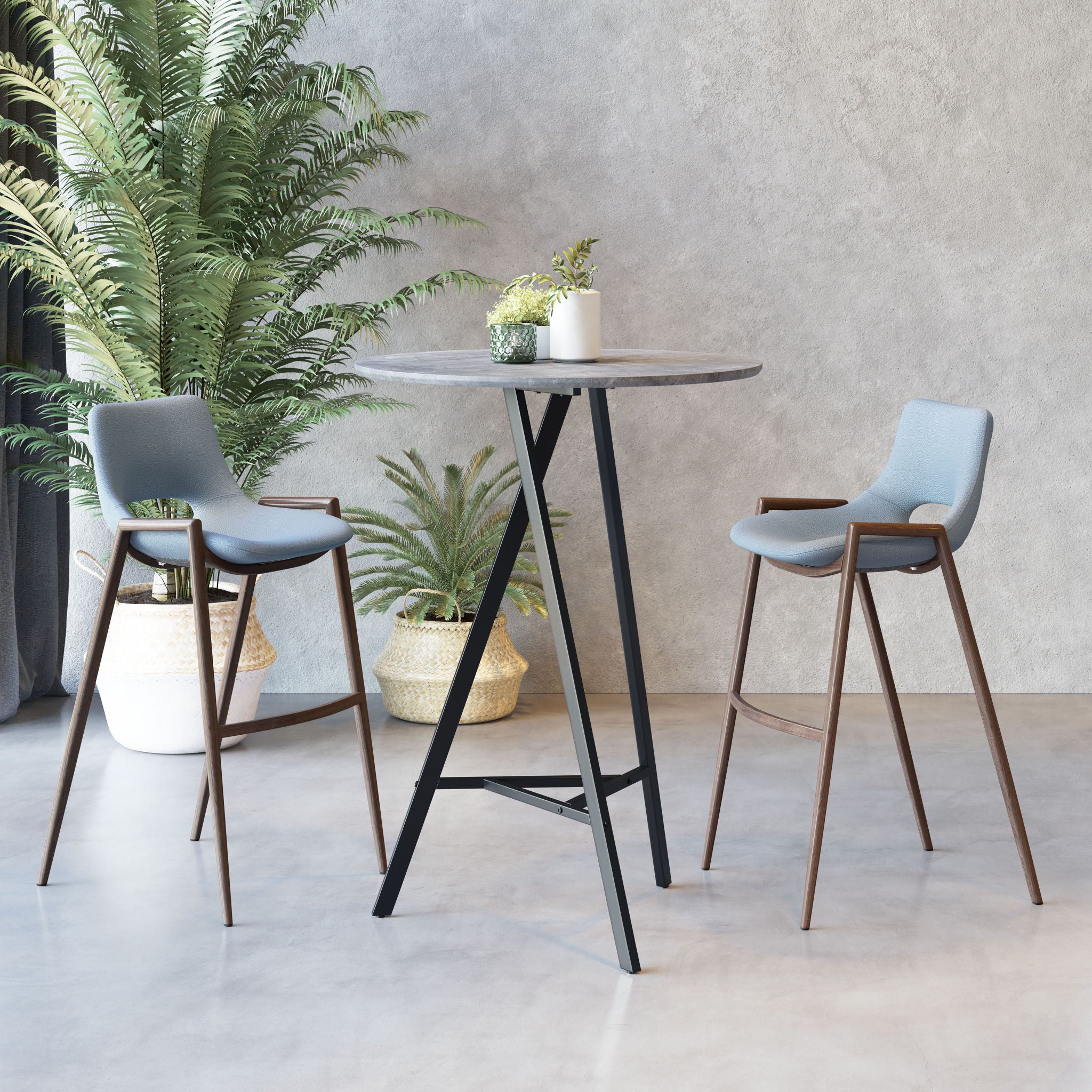 Metz - Bar Table - Gray