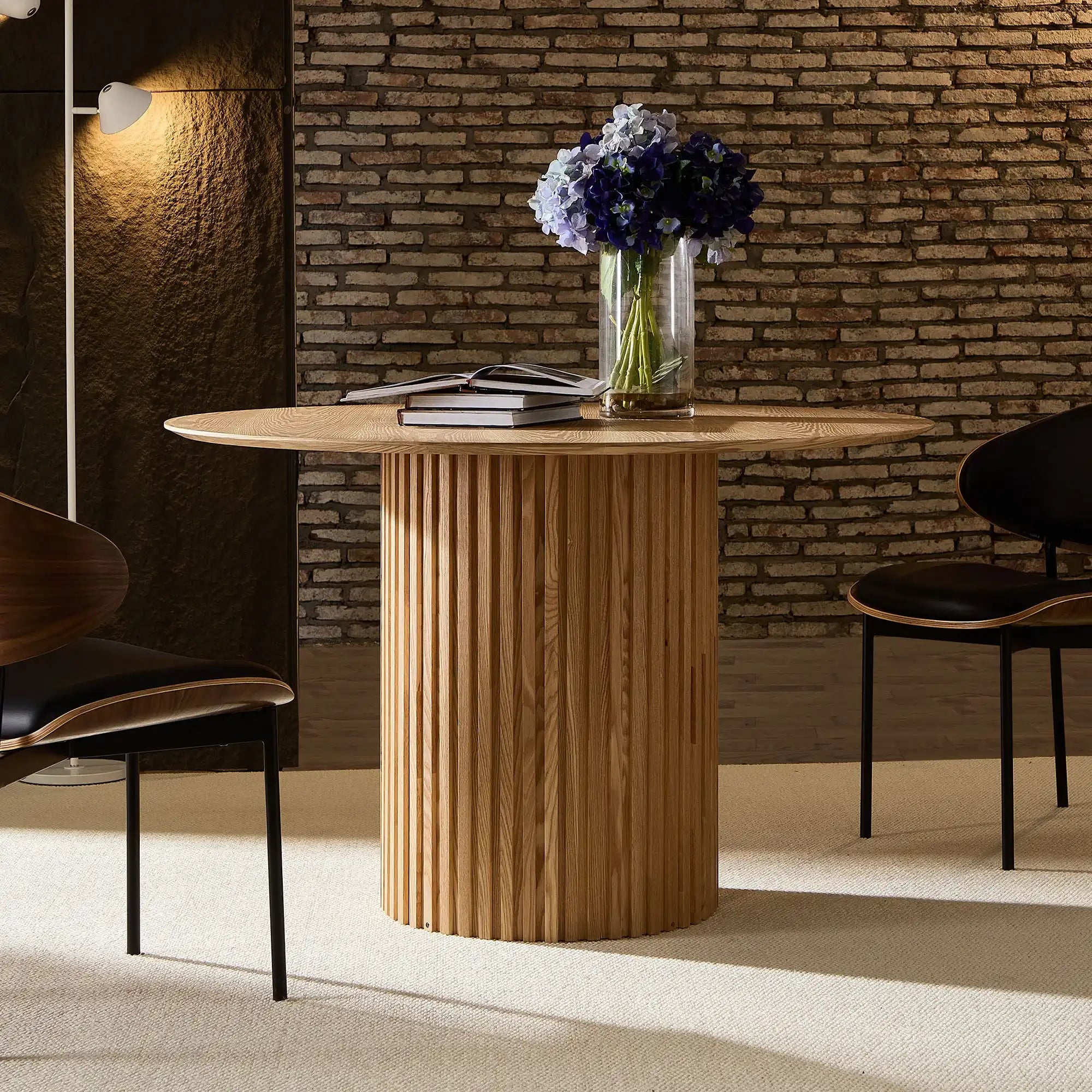 Nara Fluted Modern Dining Table