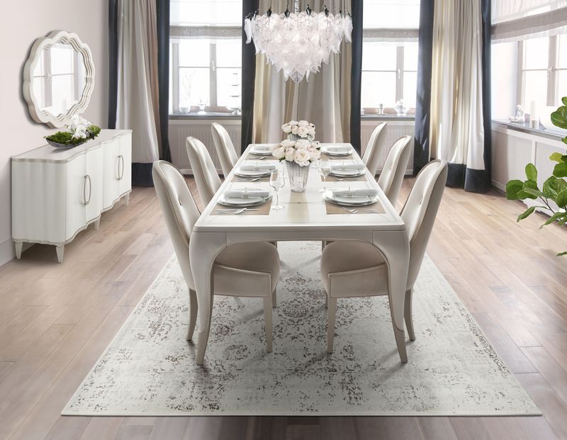 London Place - Wall Mirror - Creamy Pearl