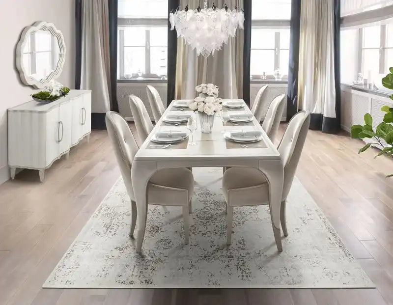London Place - Rectangular Dining Table - Creamy Pearl