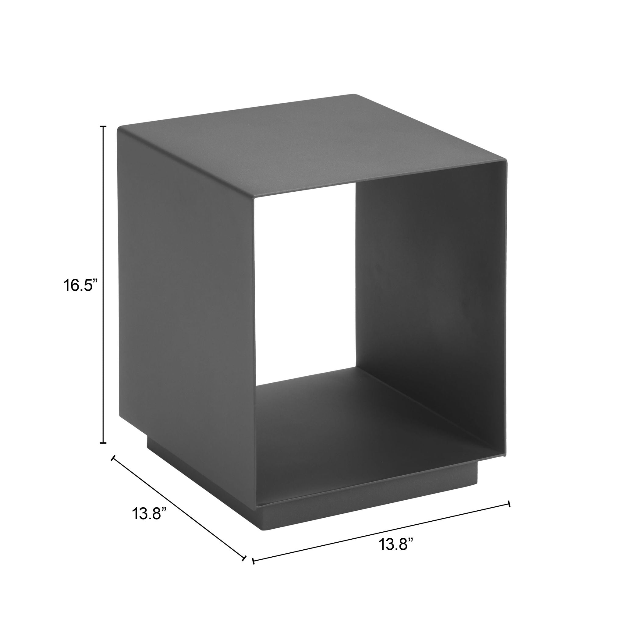 Kokos - Outdoor Side Table - Charcoal