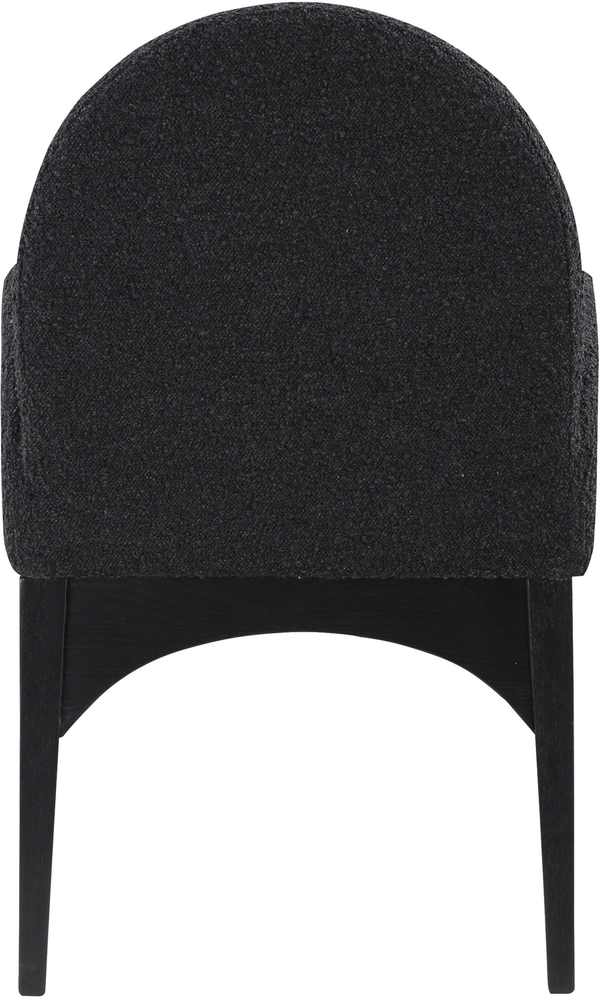 Waldorf - Boucle Dining Arm Chair With Black Legs