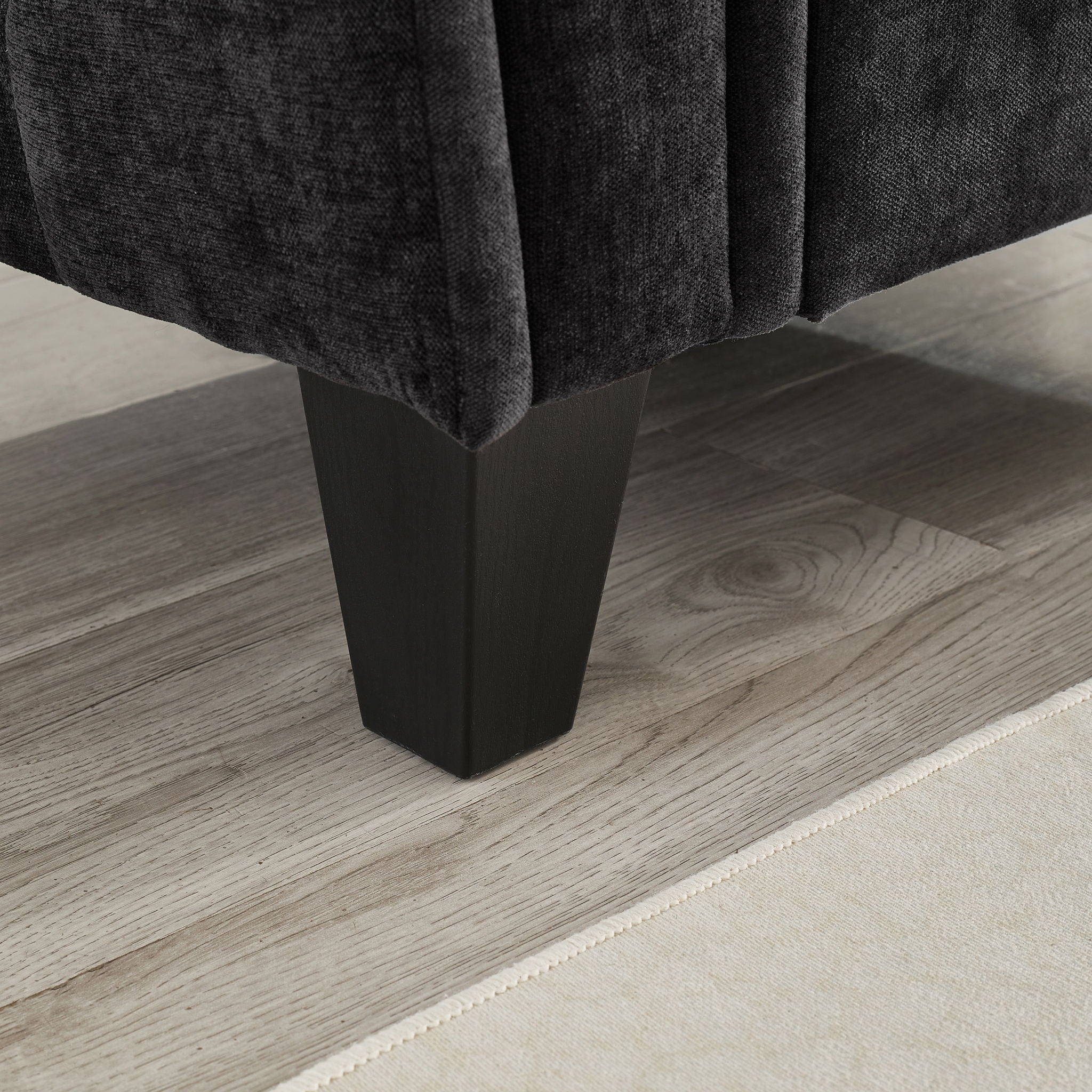 Modular Sectional Sofa With Movable Ottomans, USB Ports & Side Tables