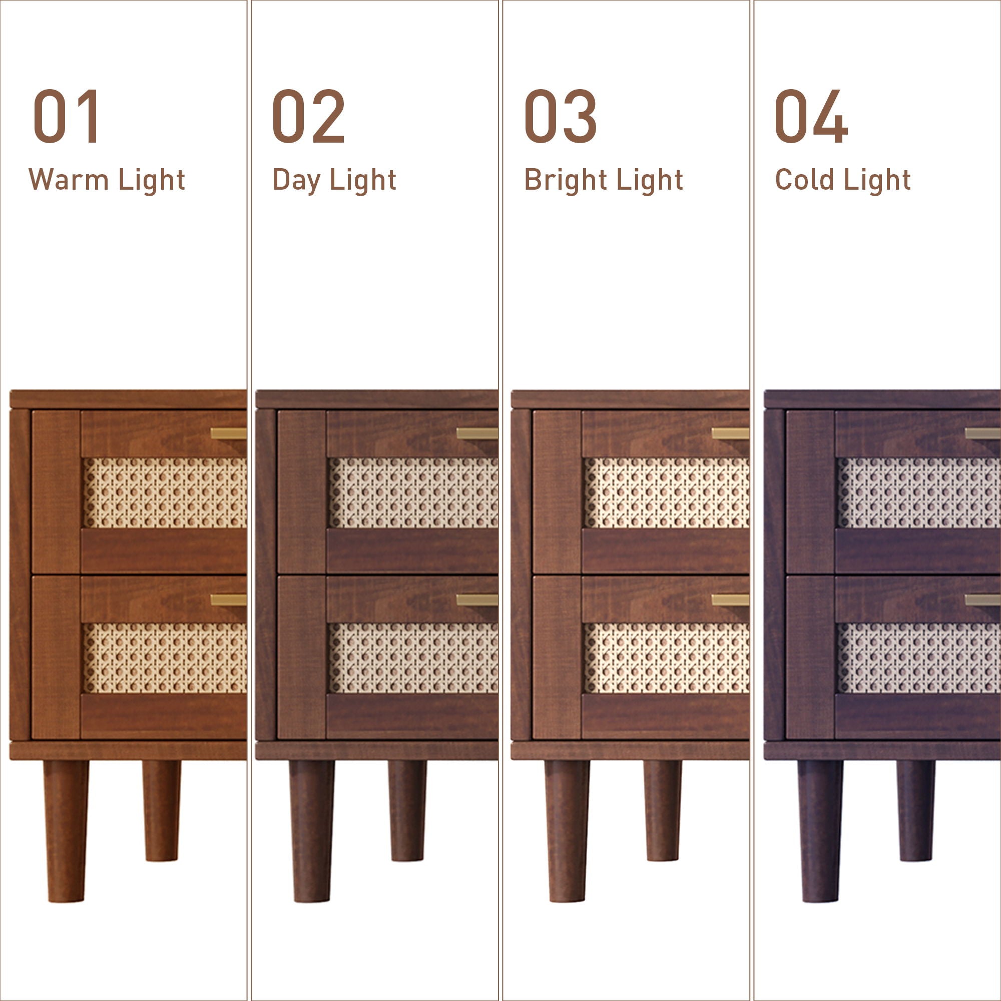 TV Stand With App-Controlled LED Lights, 2 Drawers & Door Storage