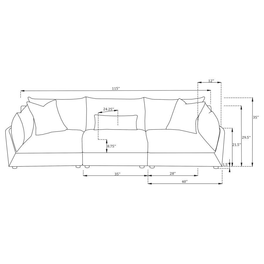 Sasha - Upholstered Modular Sectional