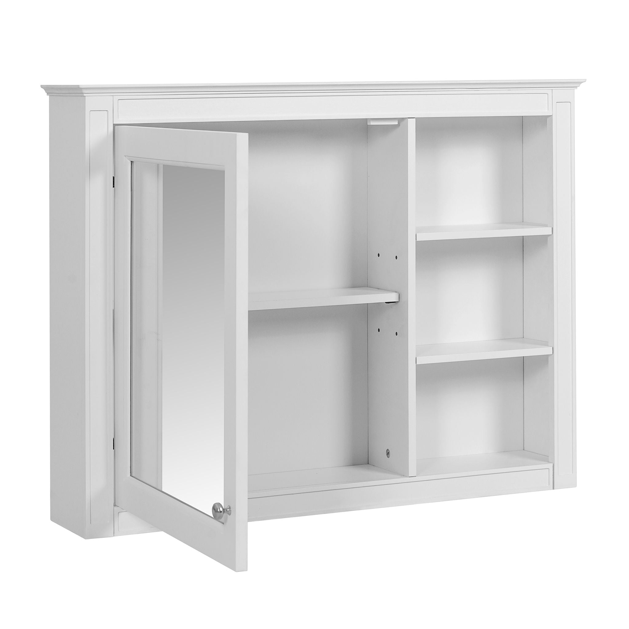 Modern Wall-Mounted Medicine Cabinet With Mirror, Adjustable Shelf