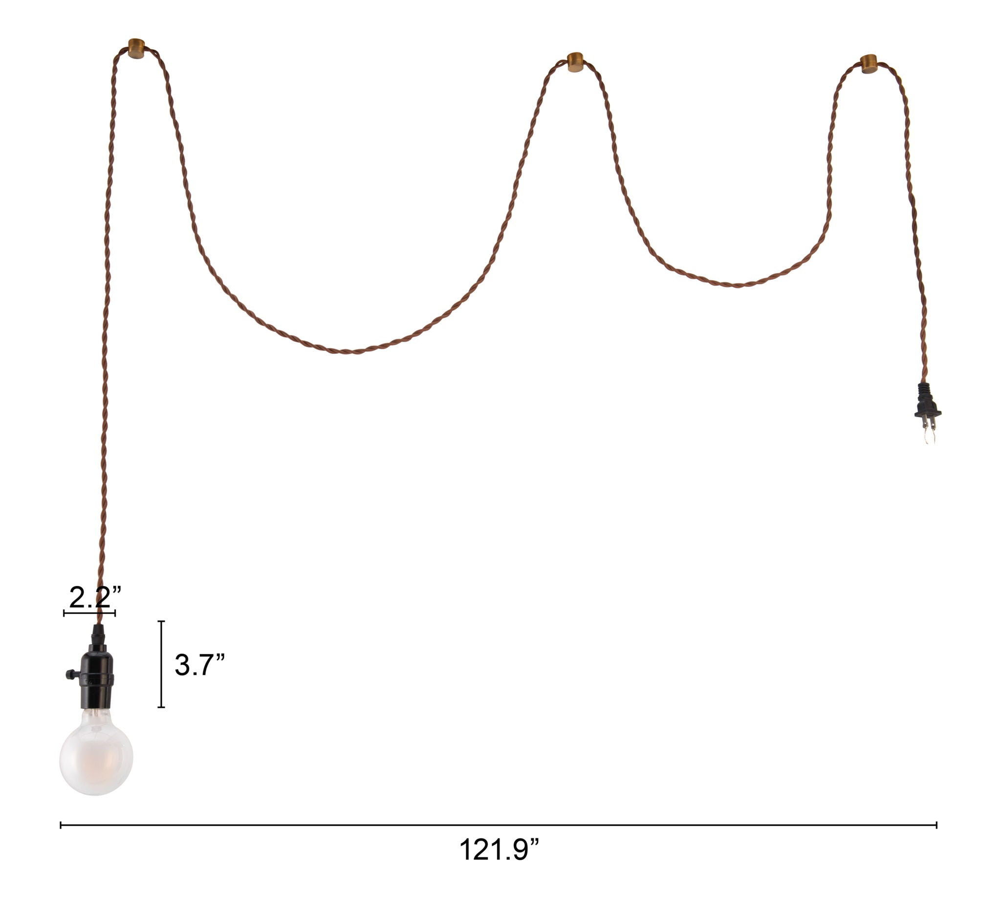 Molly - Ceiling Lamp - Black