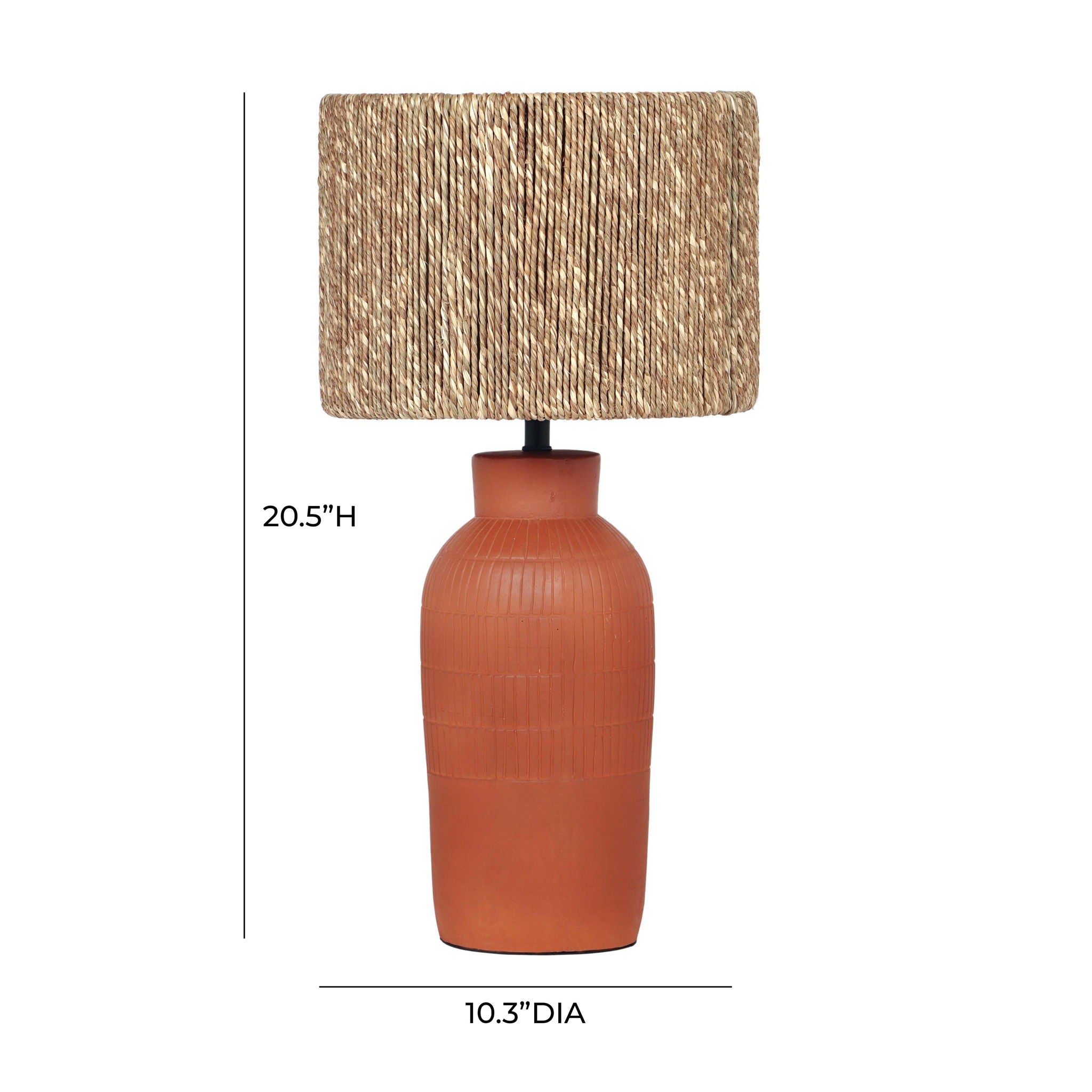 Atrani - Table Lamp - Natural / Terracotta