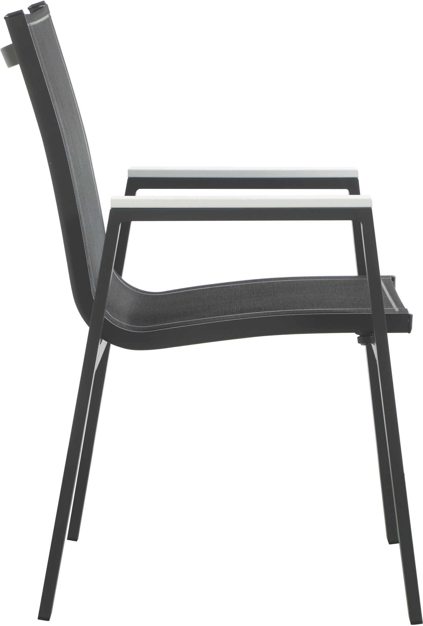 Nizuc - Outdoor Patio Dining Arm Chair With Gray Frame (Set of 2)