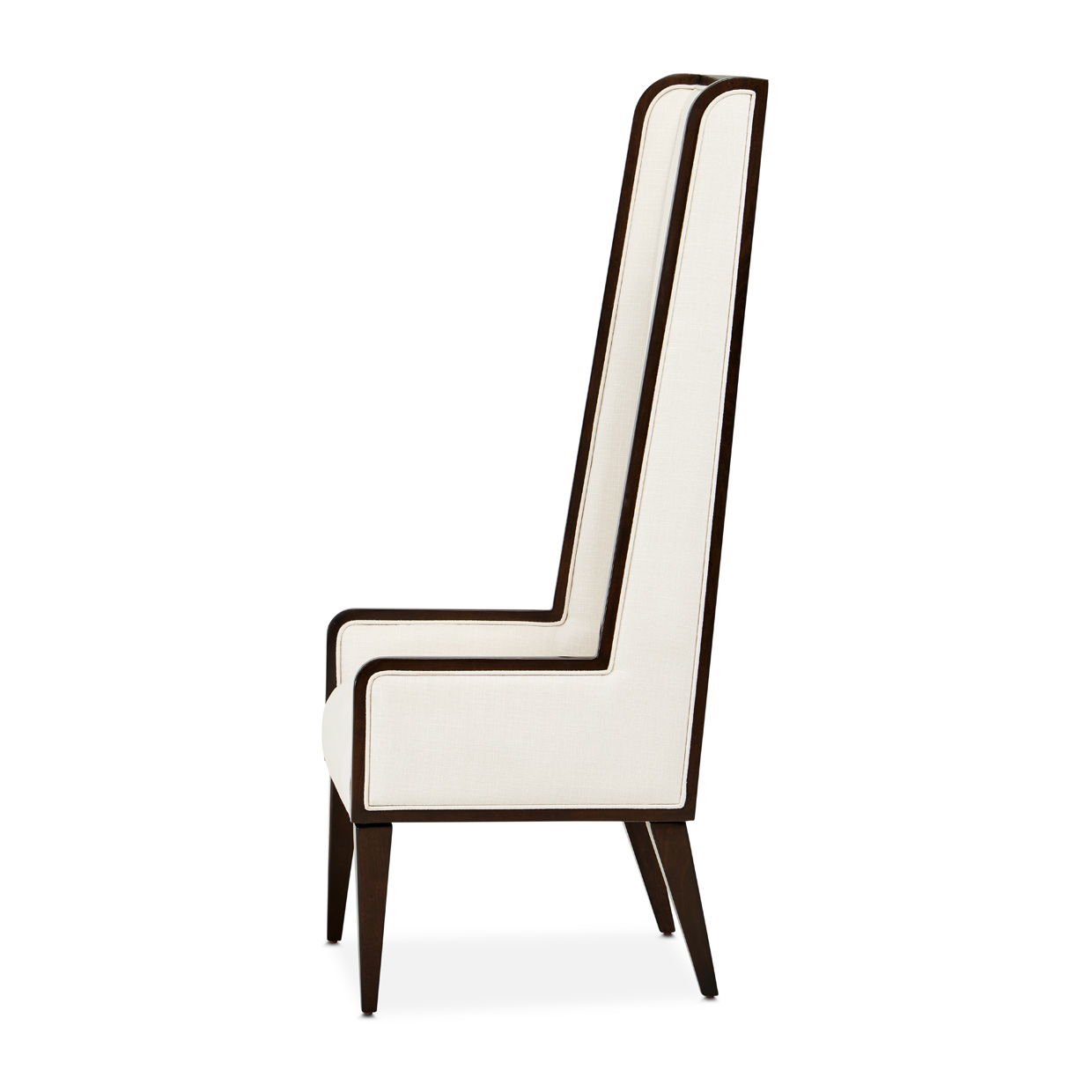 Belmont Place - Desk Chair - White / Dark Brown